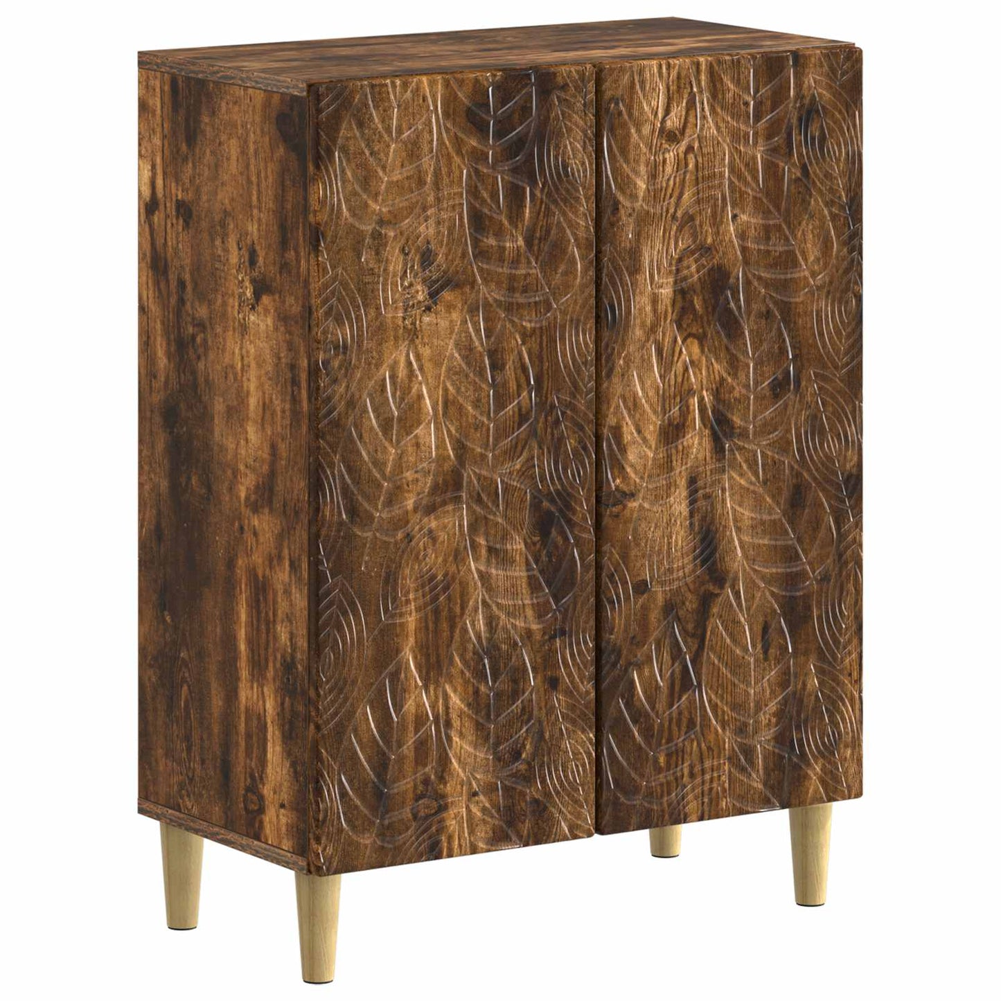 2 Piece Bathroom Cabinet Set DELFT Smoked Oak Engineered Wood