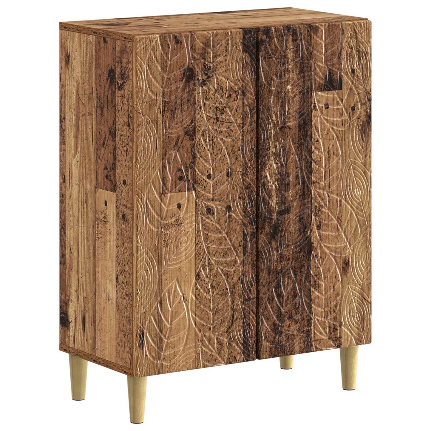 2 Piece Bathroom Cabinet Set DELFT Old Wood Engineered Wood