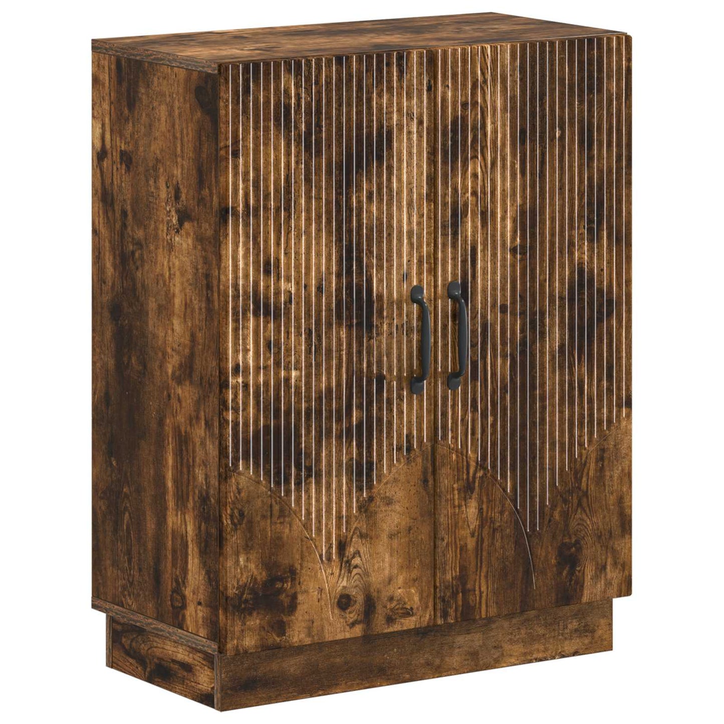 2 Piece Bathroom Cabinet Set HOORN Smoked Oak Engineered Wood
