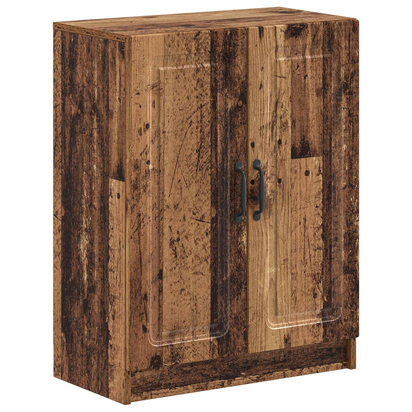2 Piece Bathroom Cabinet Set UTRECHT Old Wood Engineered Wood