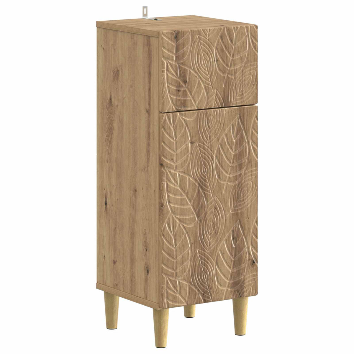 2 Piece Bathroom Cabinet Set DELFT Artisan Oak Engineered Wood