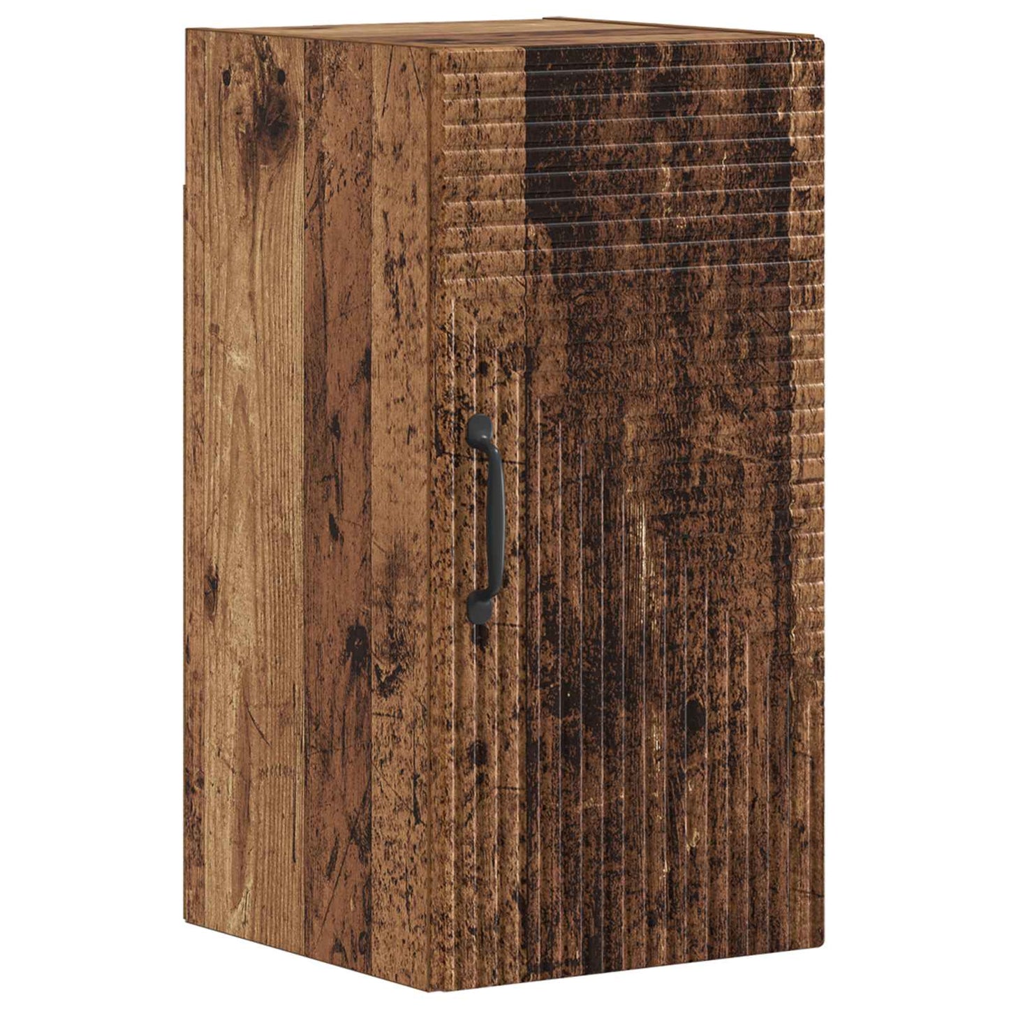 3 Piece Bathroom Cabinet Set HAARLEM Old Wood Engineered Wood