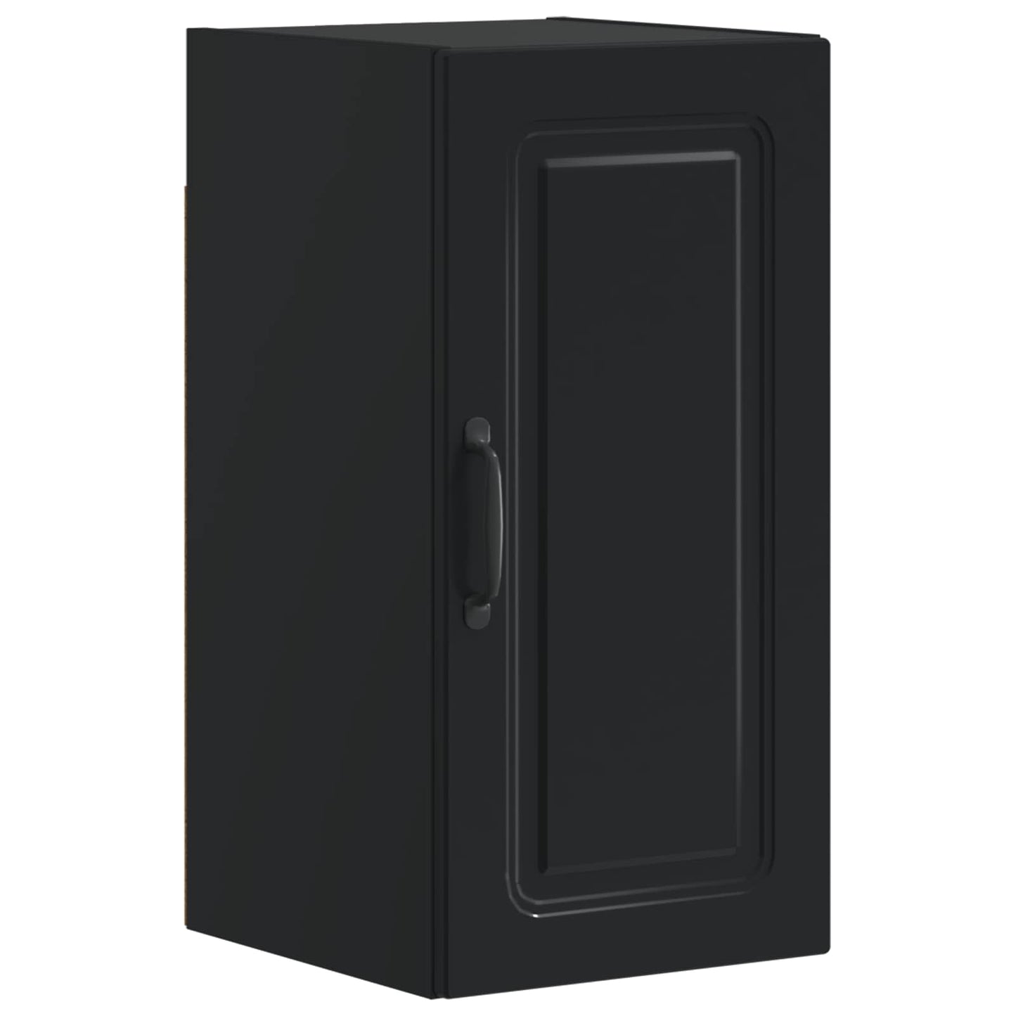 3 Piece Bathroom Cabinet Set UTRECHT Black Engineered Wood