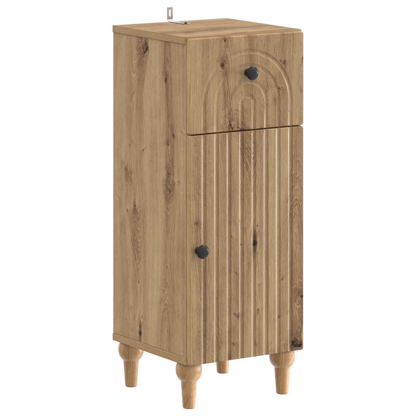 3 Piece Bathroom Cabinet Set ALKMAAR Engineered Wood