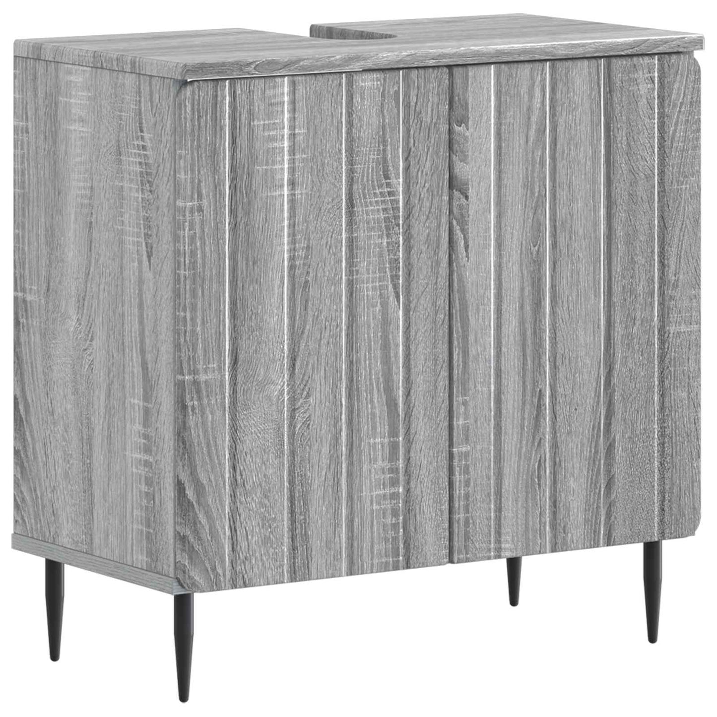 3 Piece Bathroom Cabinet Set ZWOLLE Engineered Wood