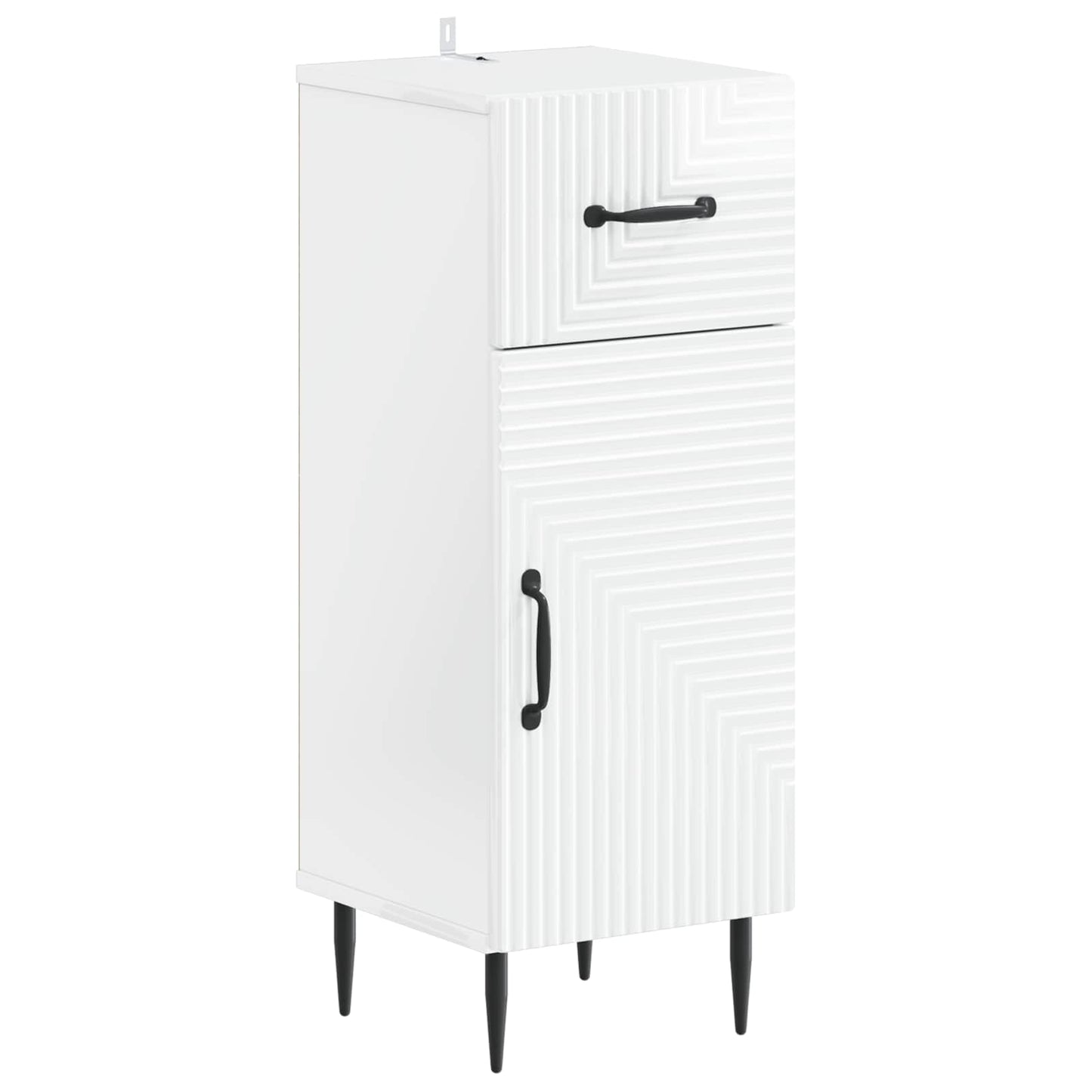 3 Piece Bathroom Cabinet Set HAARLEM Engineered Wood