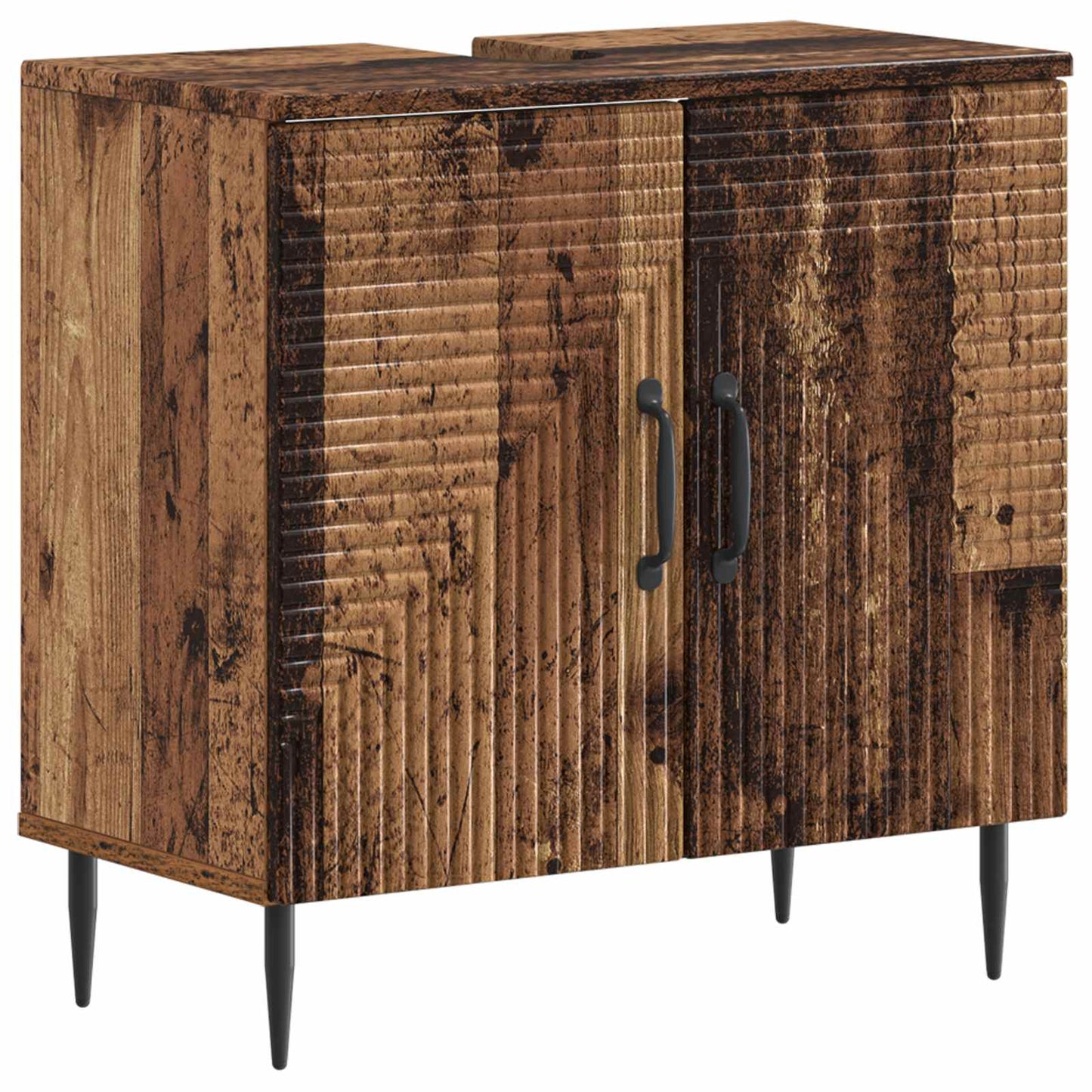 3 Piece Bathroom Cabinet Set HAARLEM Engineered Wood