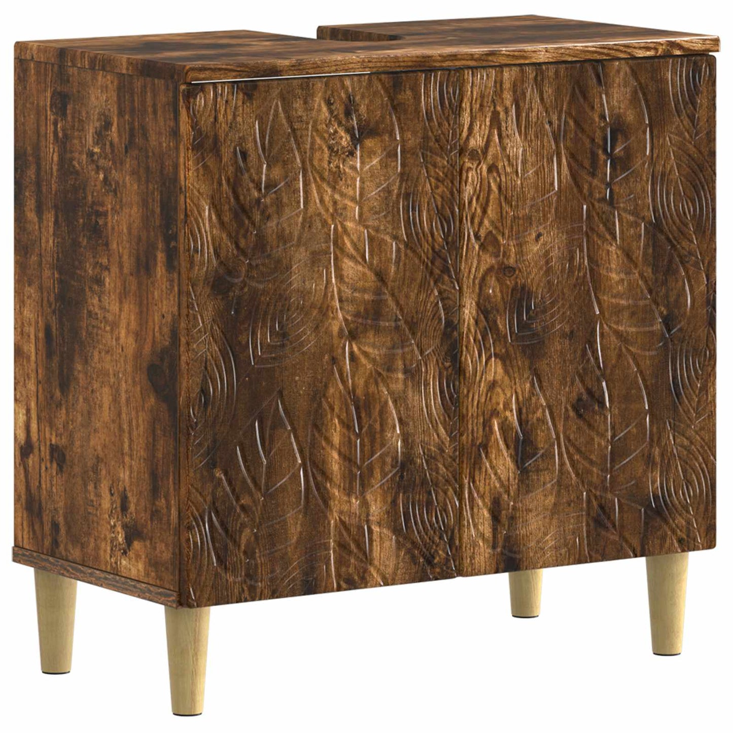 3 Piece Bathroom Cabinet Set DELFT Engineered Wood