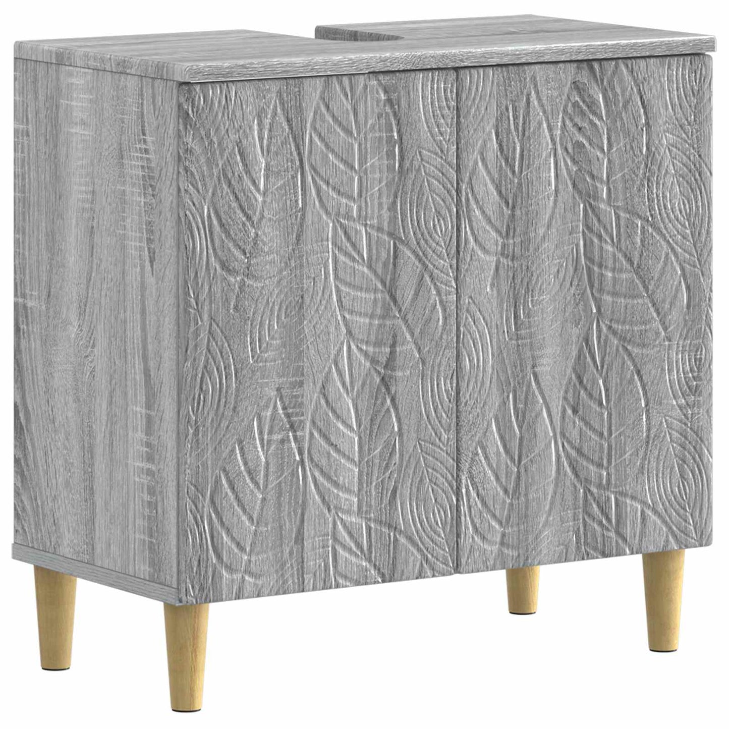 3 Piece Bathroom Cabinet Set DELFT Engineered Wood