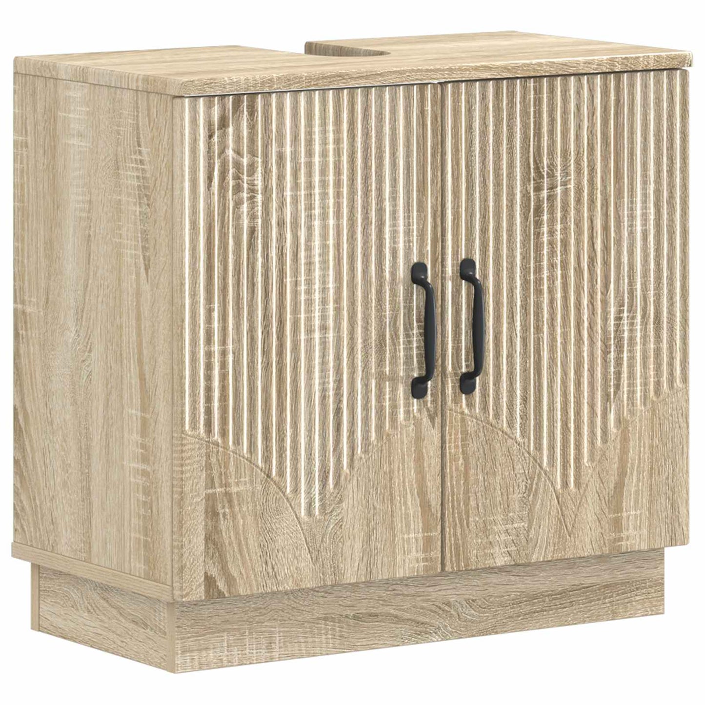 3 Piece Bathroom Cabinet Set HOORN Engineered Wood