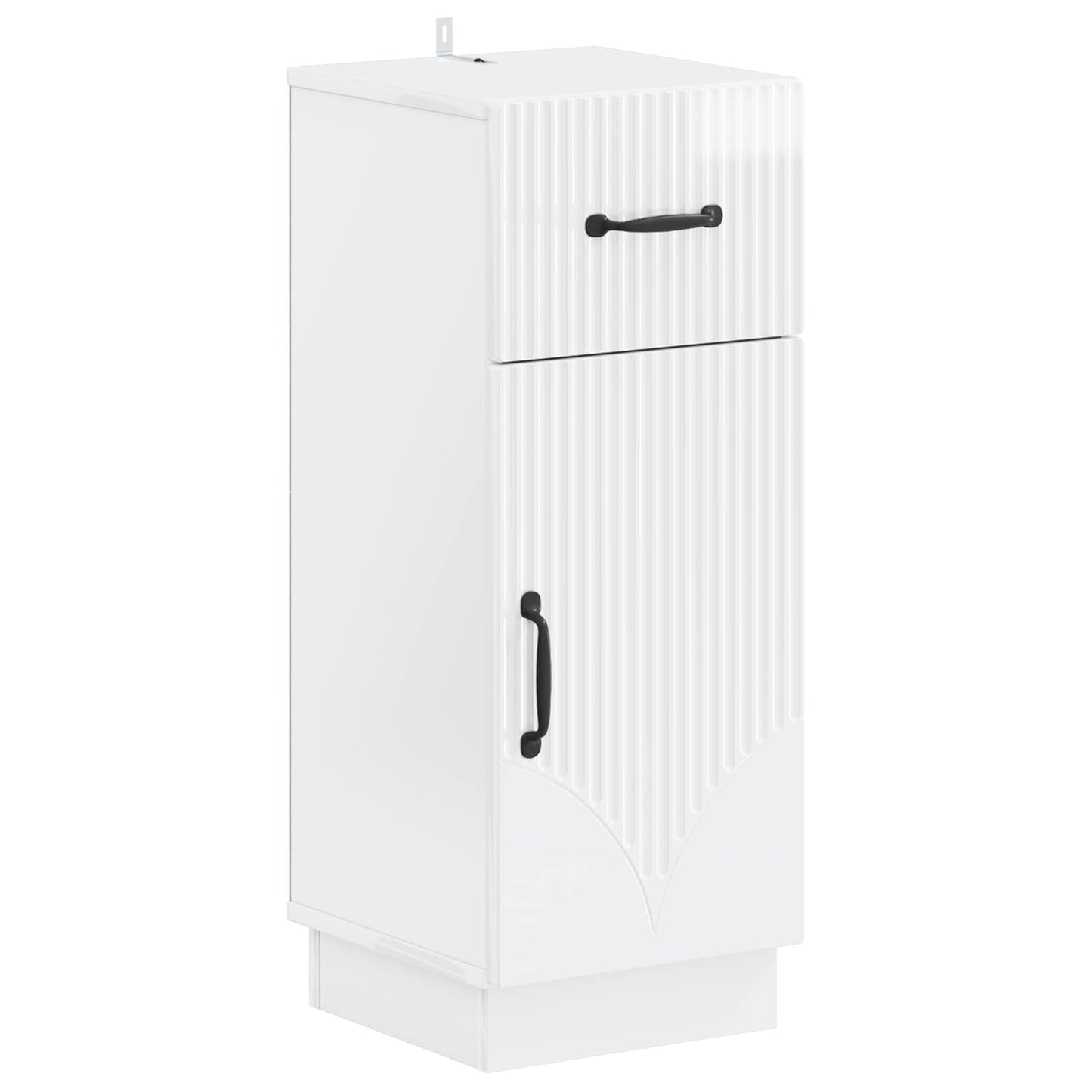 3 Piece Bathroom Cabinet Set HOORN Engineered Wood