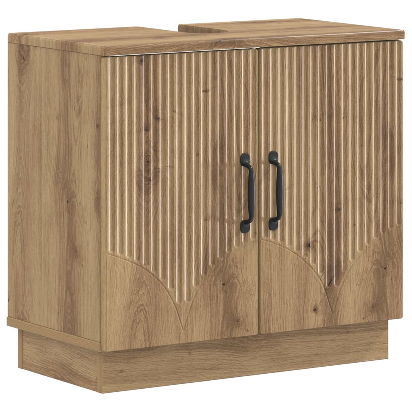 3 Piece Bathroom Cabinet Set HOORN Engineered Wood
