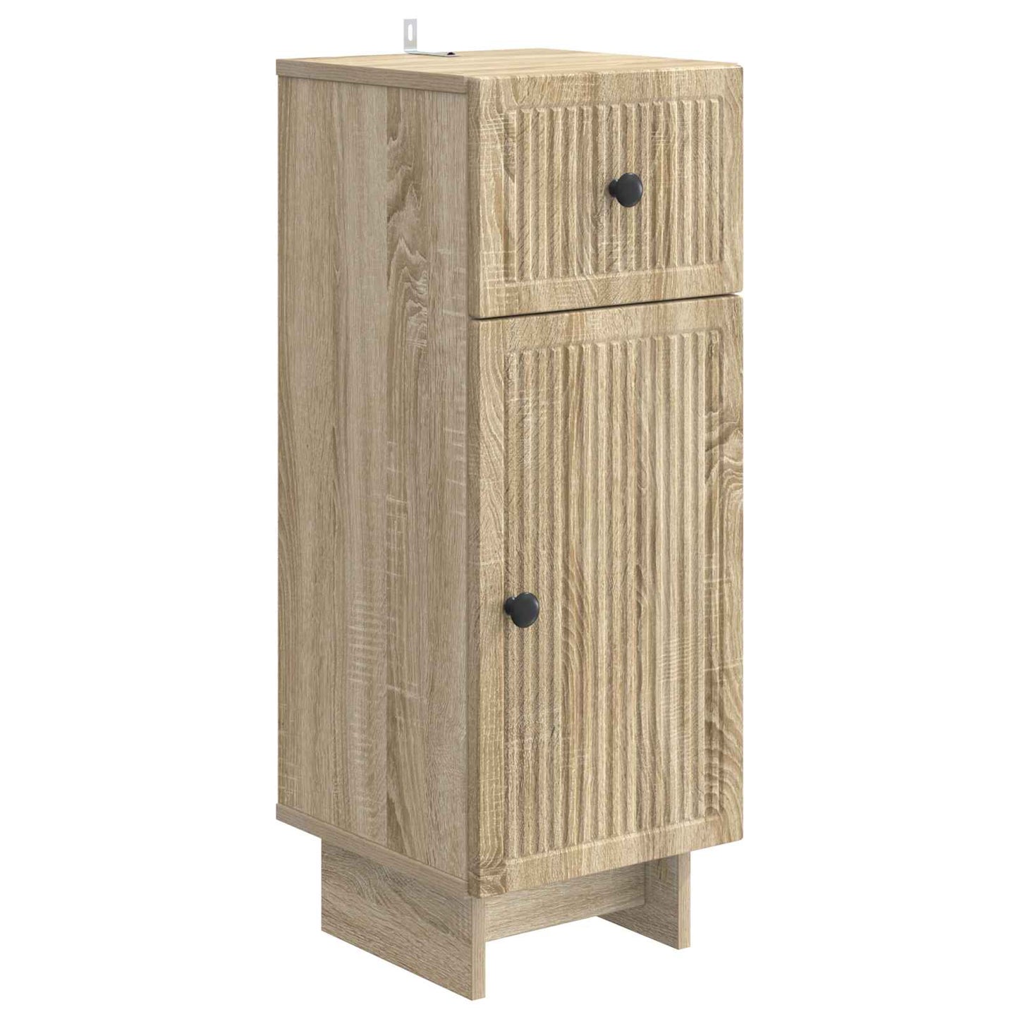 4 Piece Bathroom Cabinet Set EDE Sonoma Oak Engineered Wood