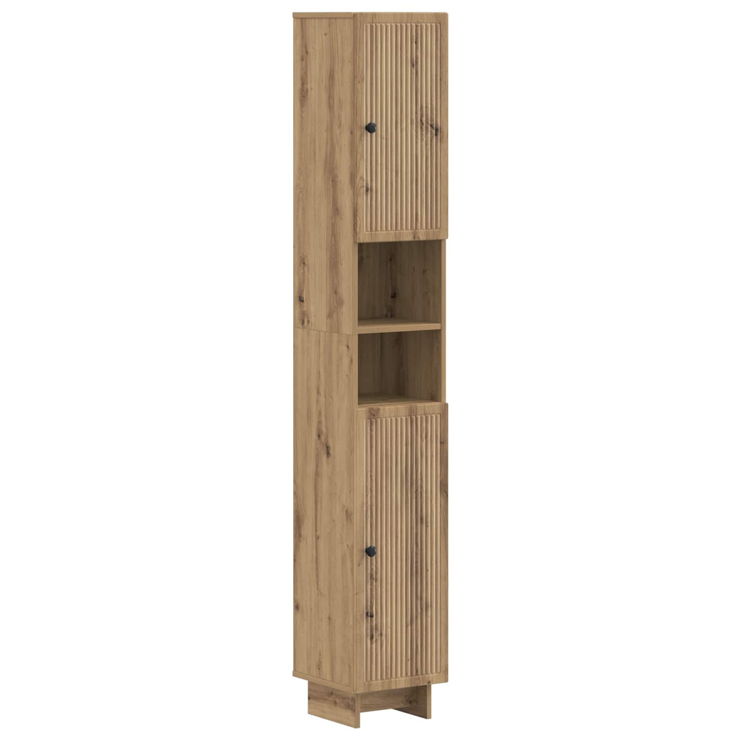 4 Piece Bathroom Cabinet Set EDE Artisan Oak Engineered Wood