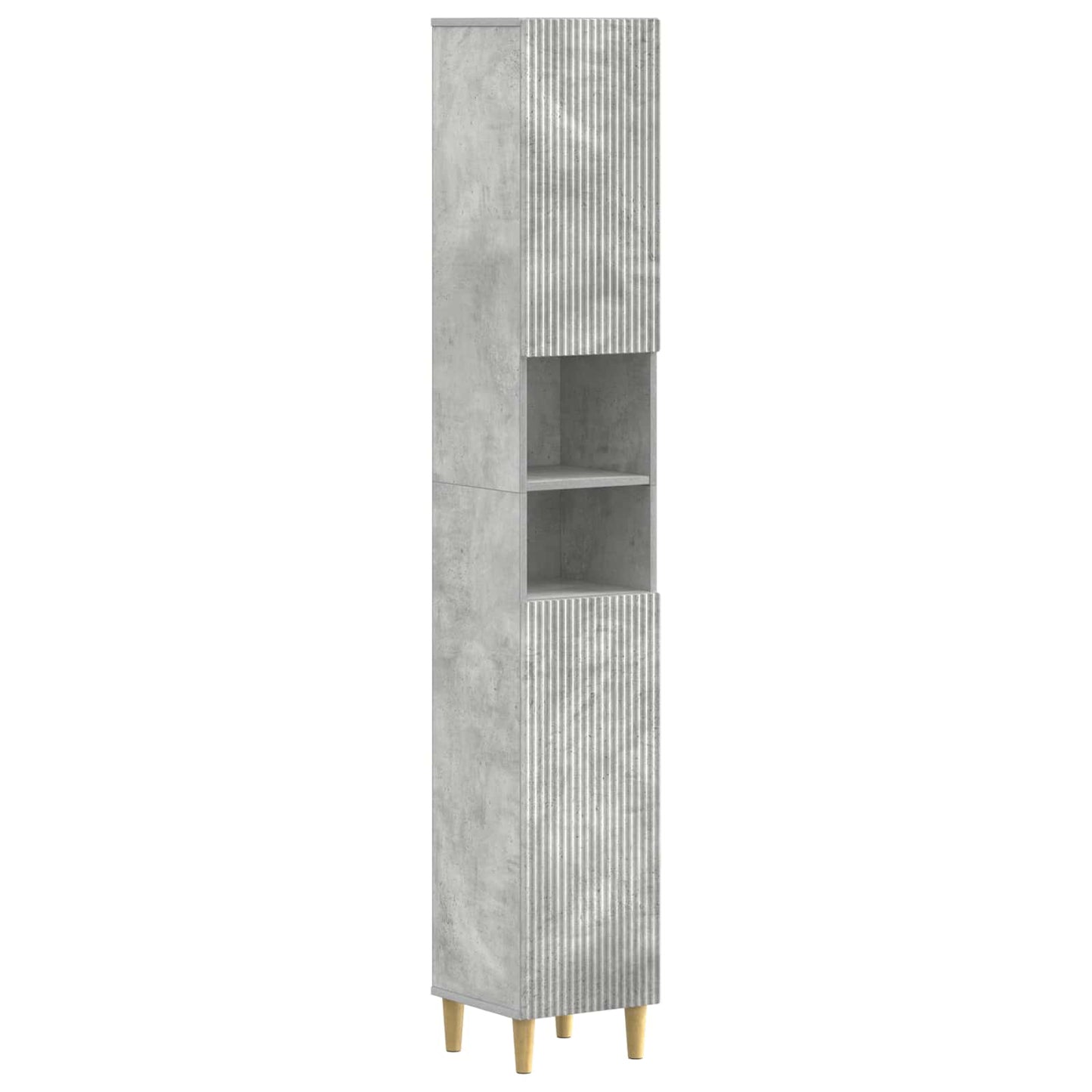 4 Piece Bathroom Cabinet Set ARNHEM Concrete Grey