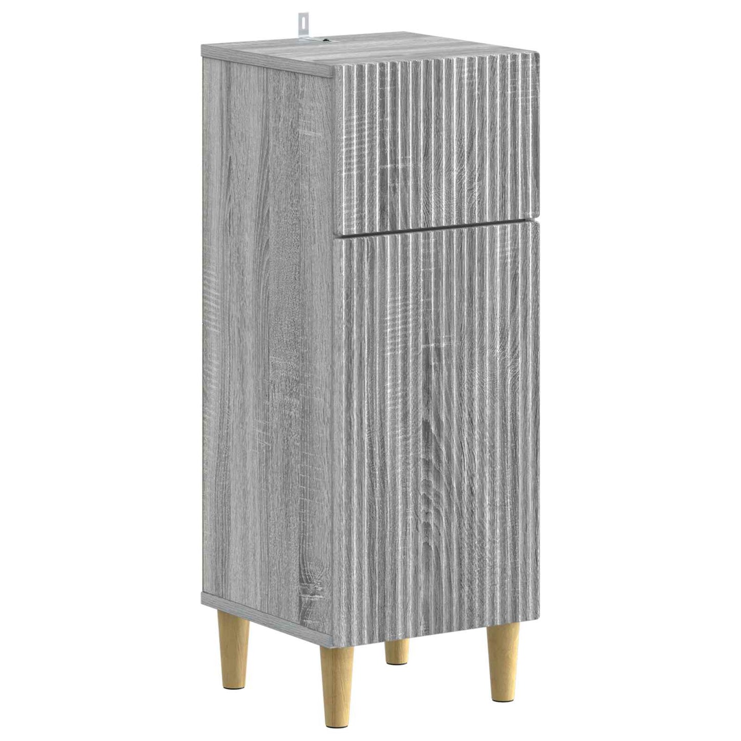 4 Piece Bathroom Cabinet Set ARNHEM Grey Sonoma Engineered Wood