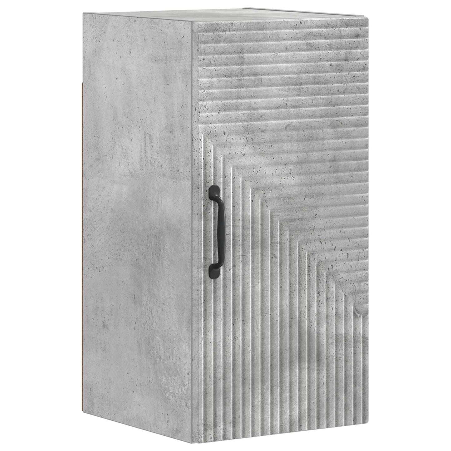 4 Piece Bathroom Cabinet Set HAARLEM Concrete Grey