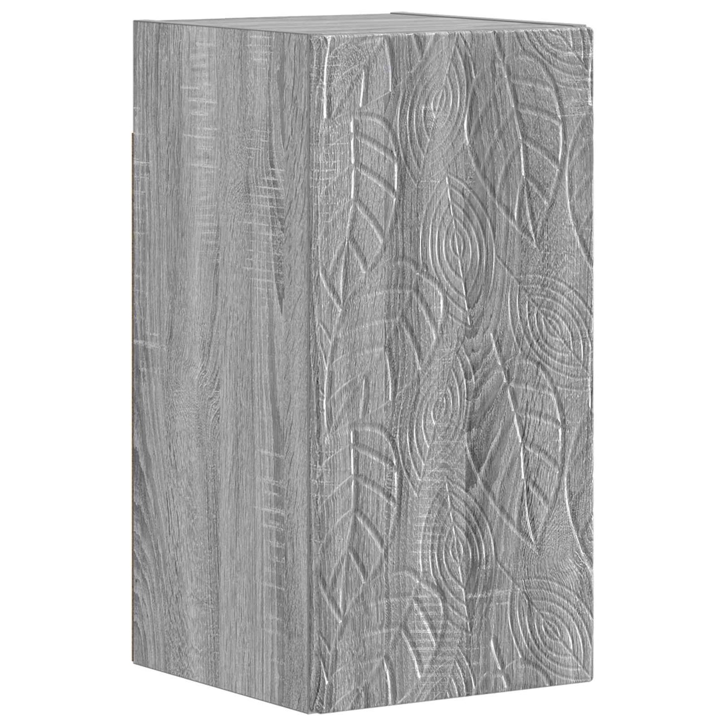 4 Piece Bathroom Cabinet Set DELFT Grey Sonoma Engineered Wood