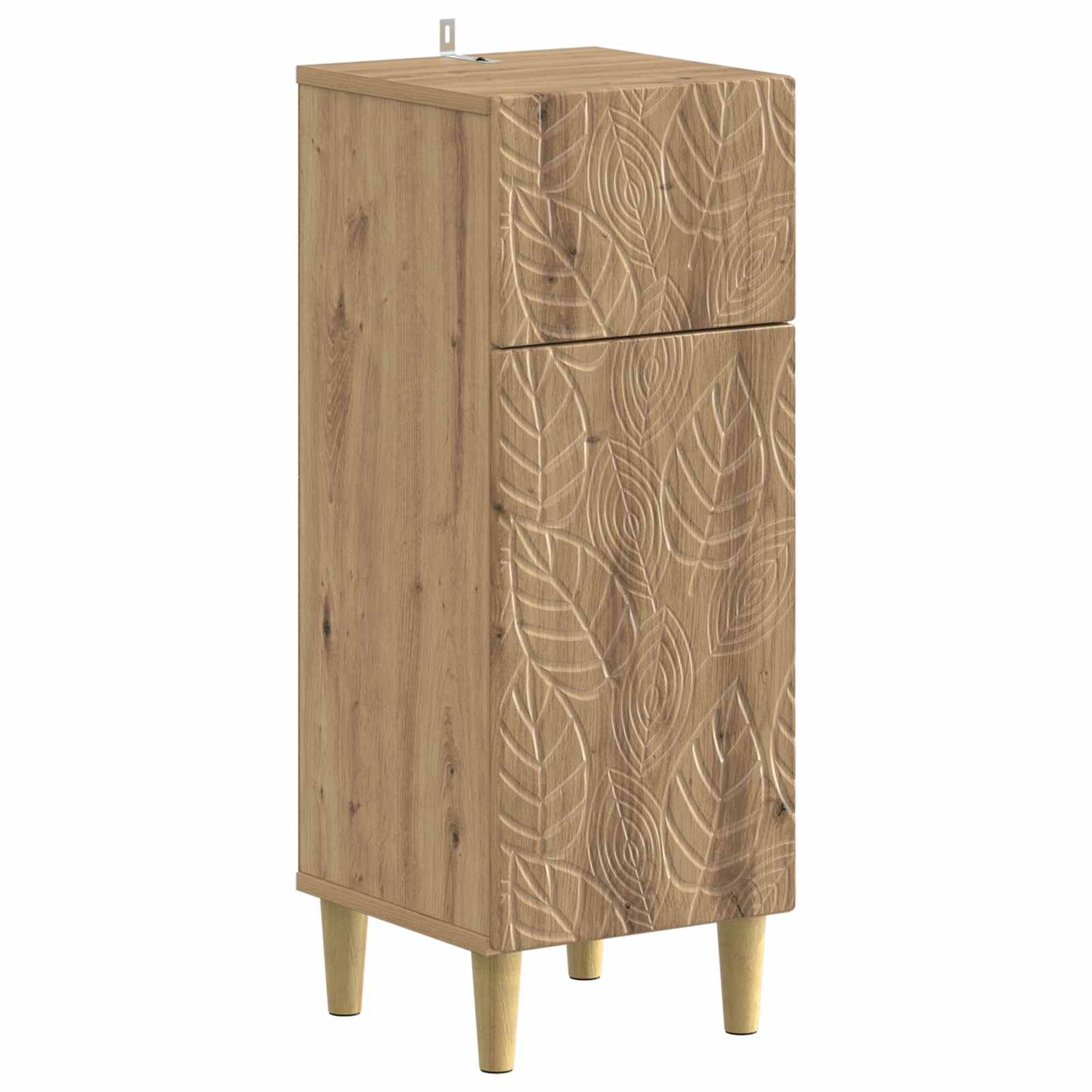 4 Piece Bathroom Cabinet Set DELFT Artisan Oak Engineered Wood