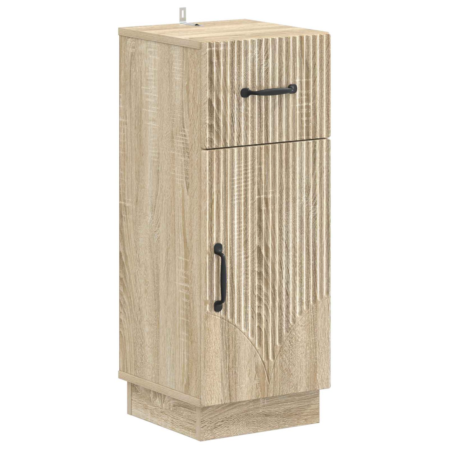 4 Piece Bathroom Cabinet Set HOORN Sonoma Oak Engineered Wood