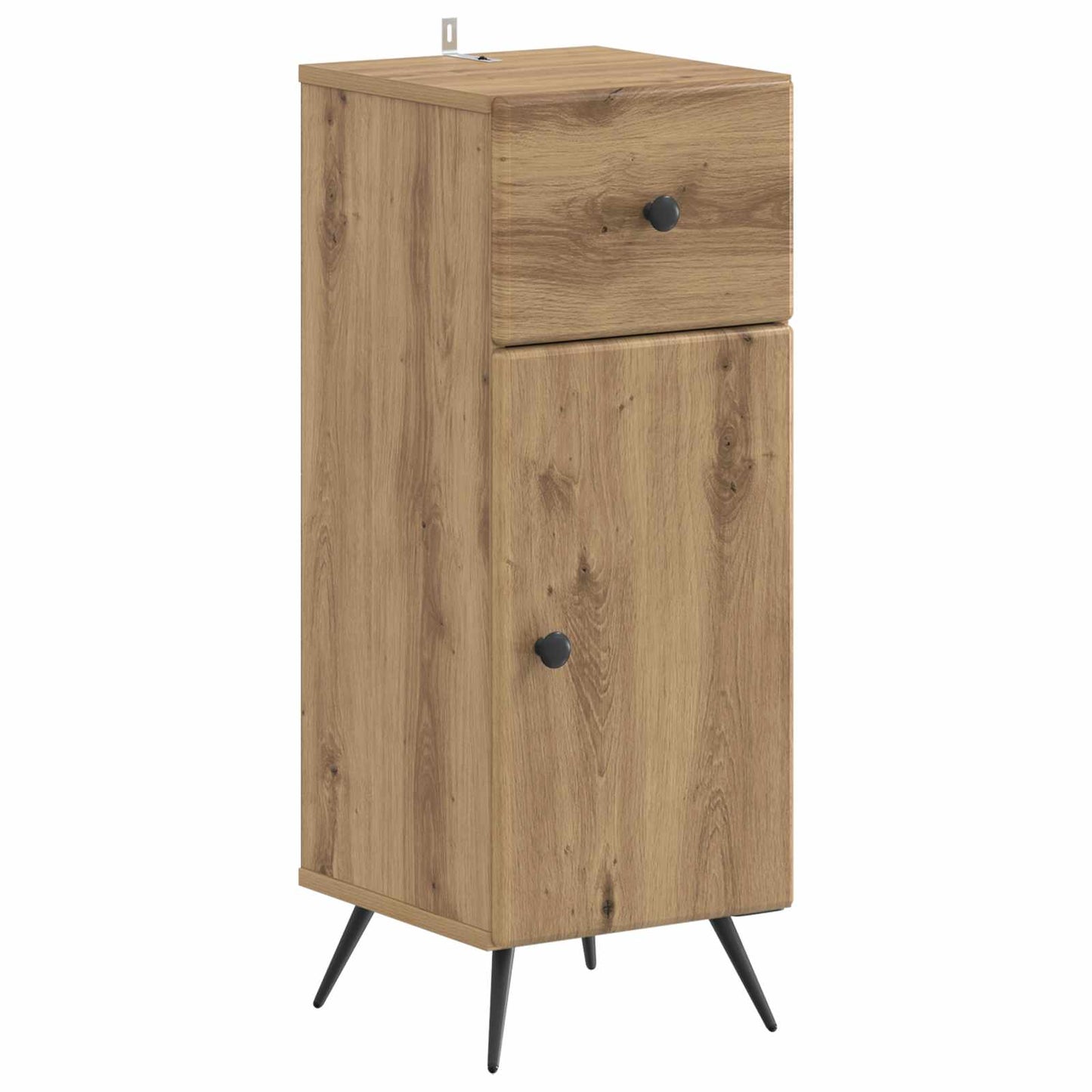 4 Piece Bathroom Cabinet Set BREDA Artisan Oak Engineered Wood