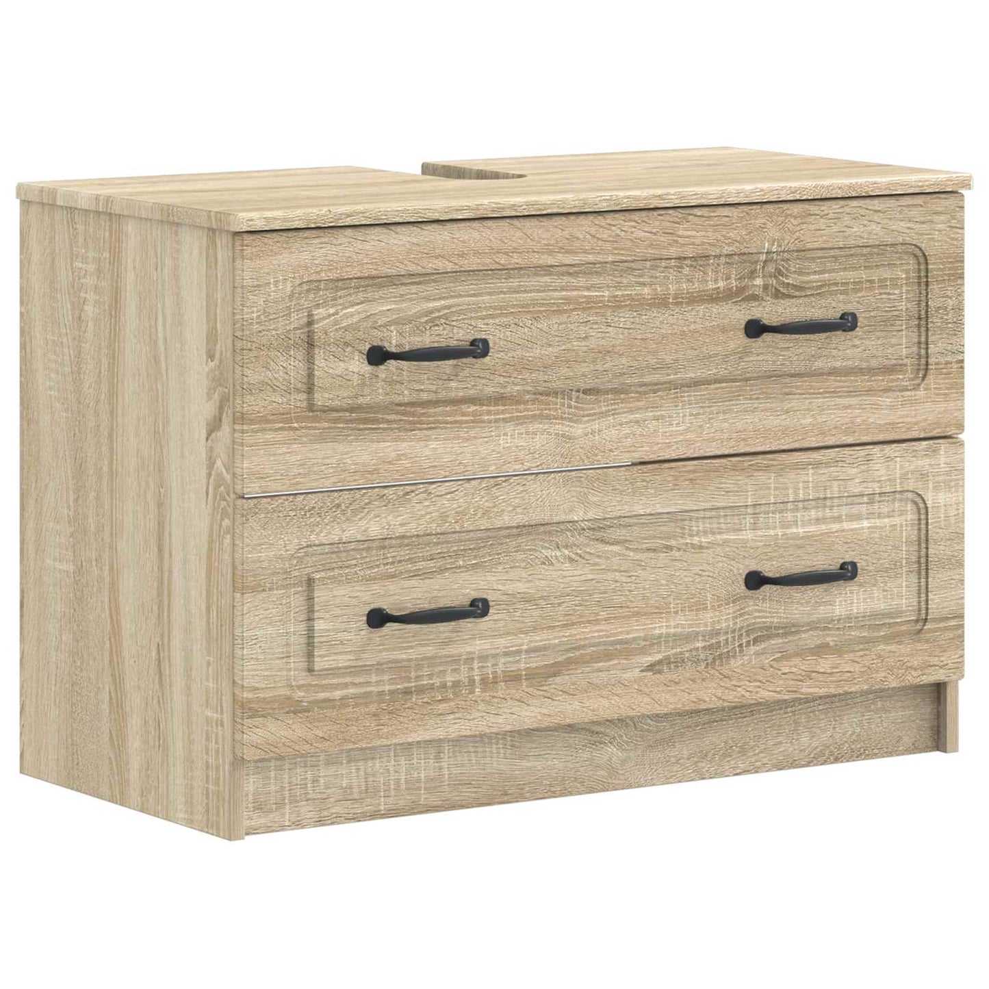 4 Piece Bathroom Cabinet Set UTRECHT Sonoma Oak Engineered Wood