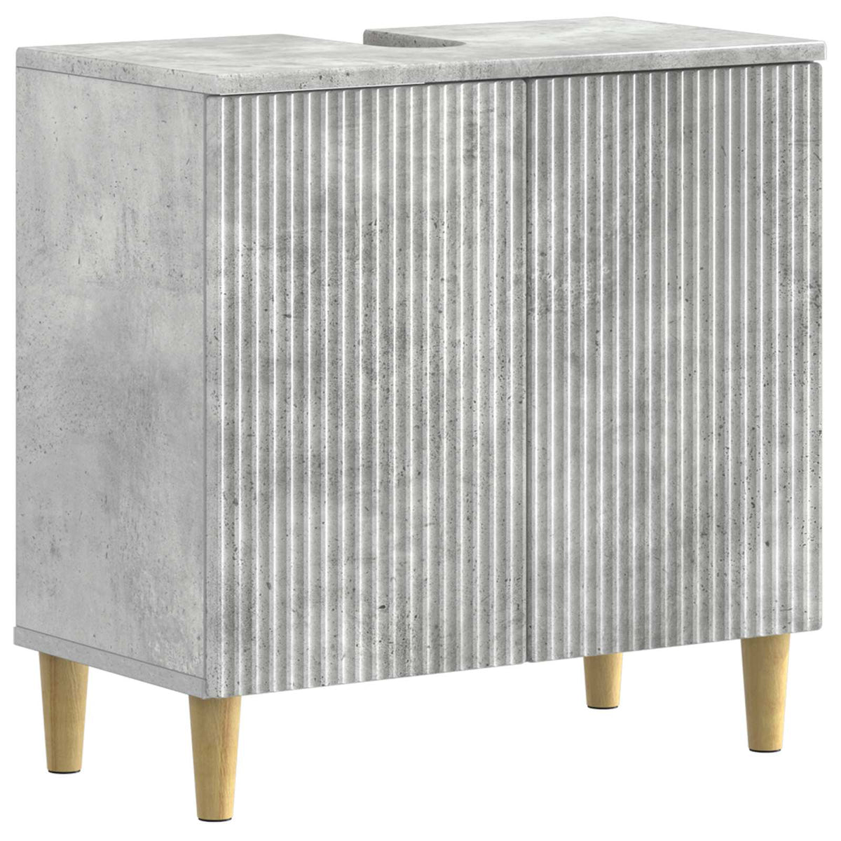 3 Piece Bathroom Cabinet Set ARNHEM Concrete Grey