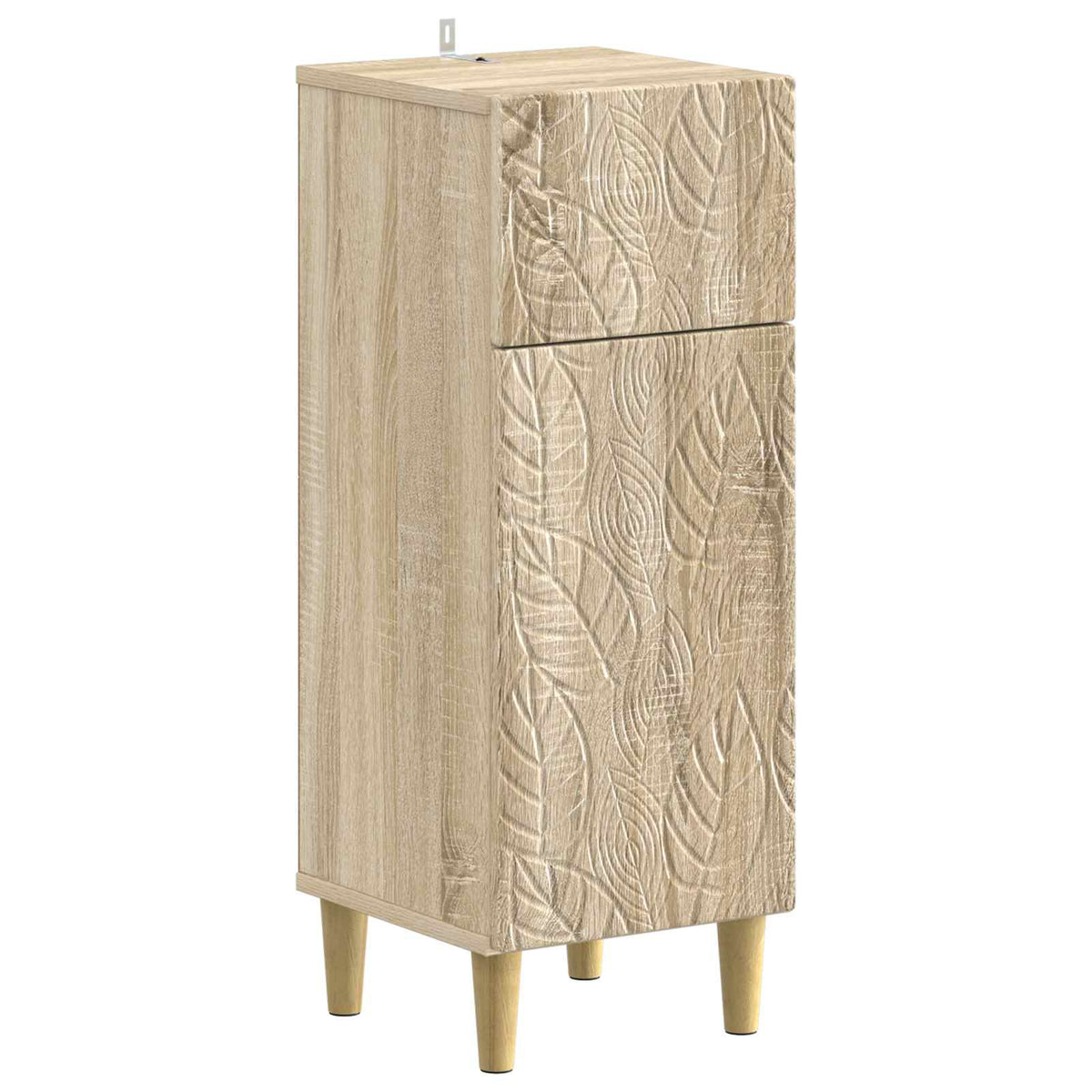 3 Piece Bathroom Cabinet Set DELFT Sonoma Oak Engineered Wood