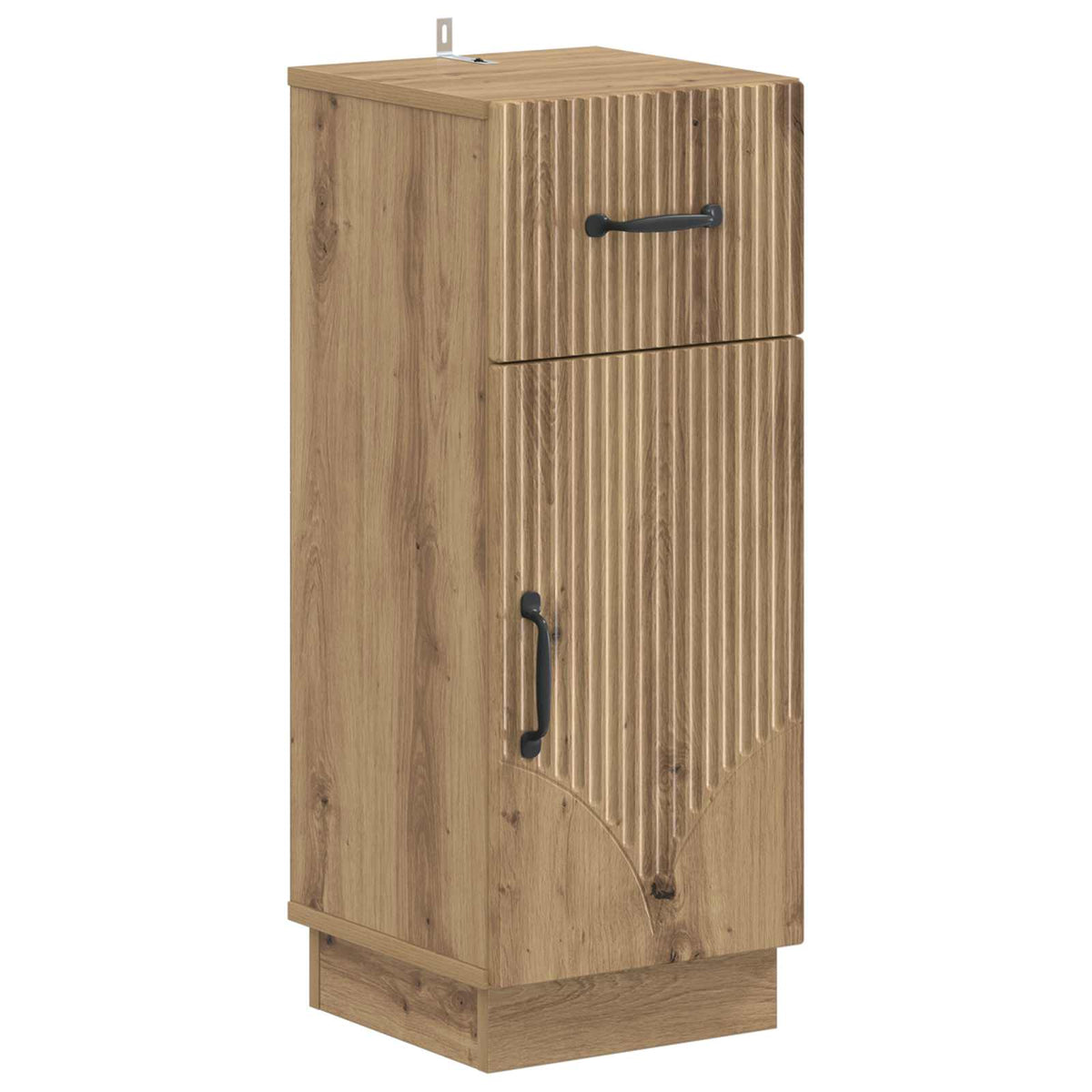 3 Piece Bathroom Cabinet Set HOORN Artisan Oak Engineered Wood