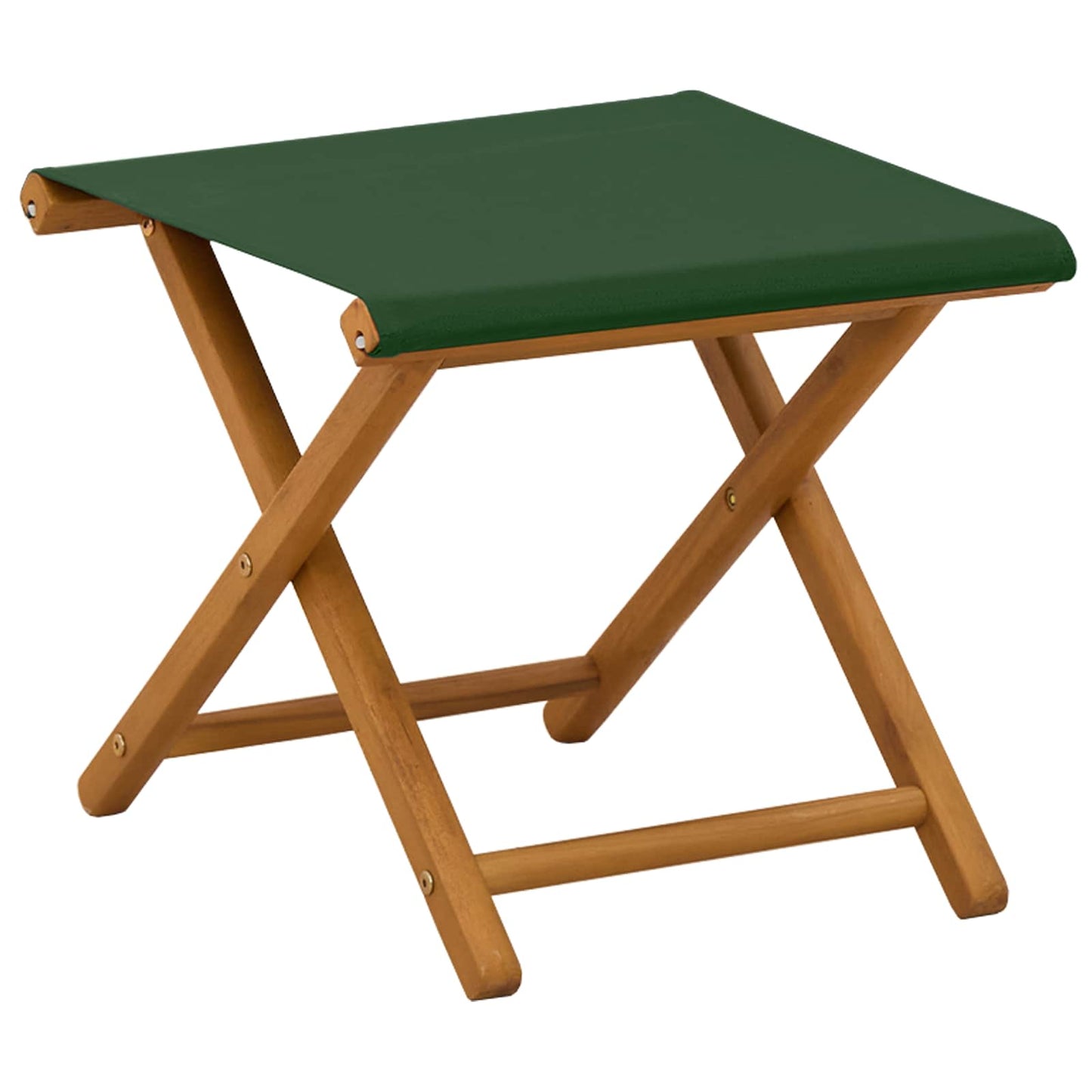 Deck Chair 4 pcs 3 Position Solid Eucalyptus Wood Green