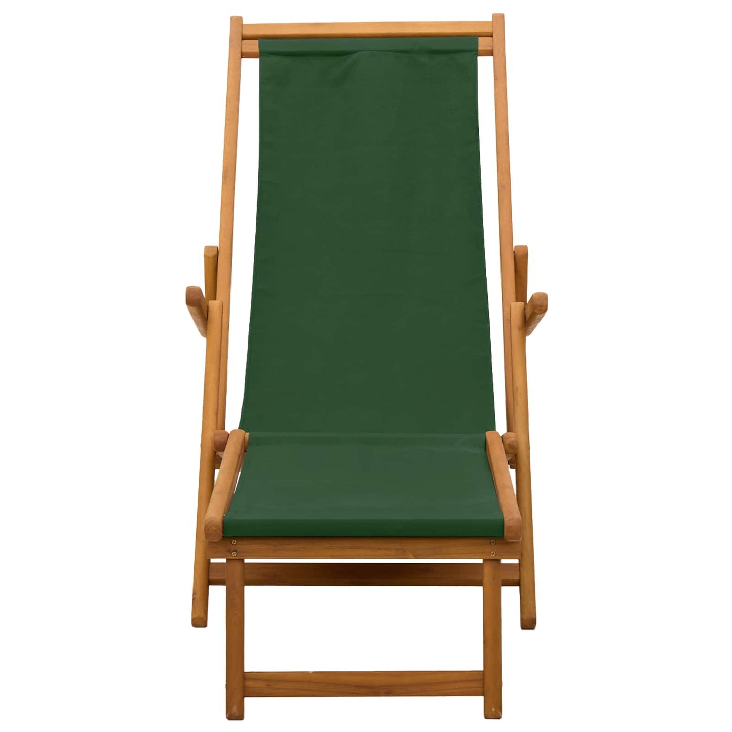 Folding Sun Lounger 2 pcs 3 Position Solid Eucalyptus Wood