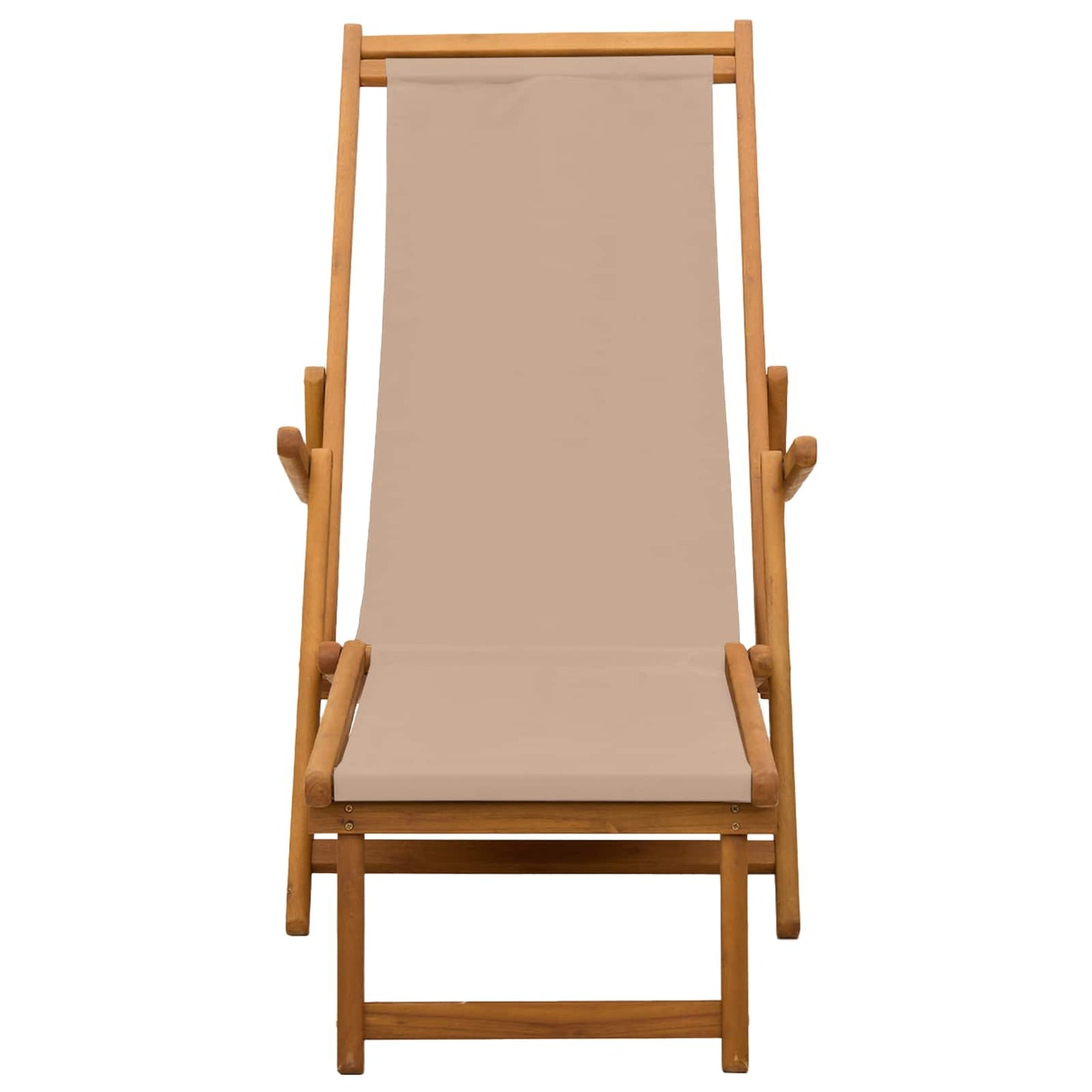 Folding Sun Lounger 2 pcs 3 Position Solid Eucalyptus Wood