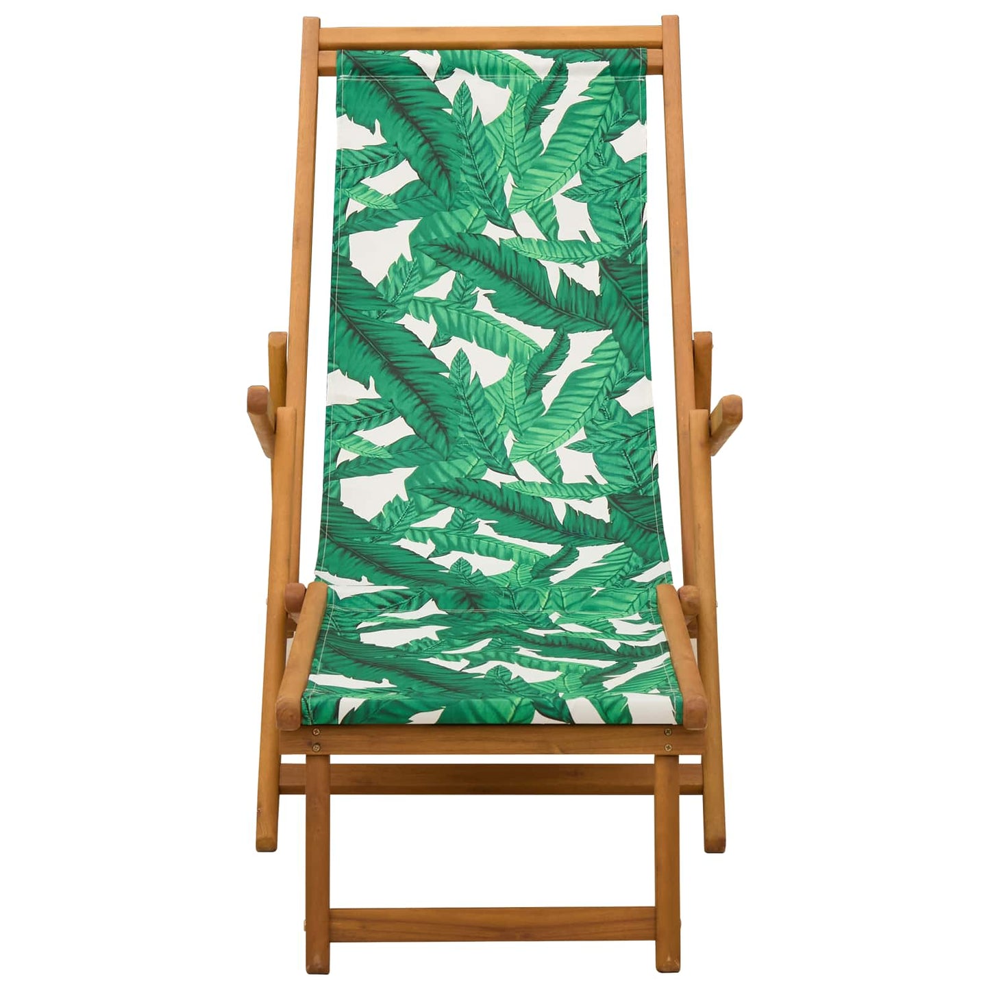 Folding Sun Lounger 2 pcs 3 Position Solid Eucalyptus Wood