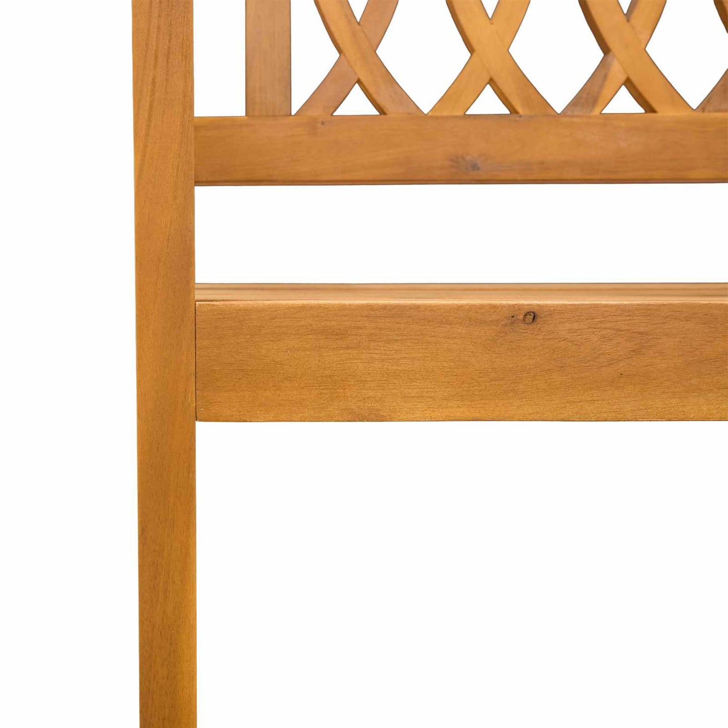 Outdoor Bench 2 pcs Natural 56 x 55.5 x 90 cm Solid Acacia Wood