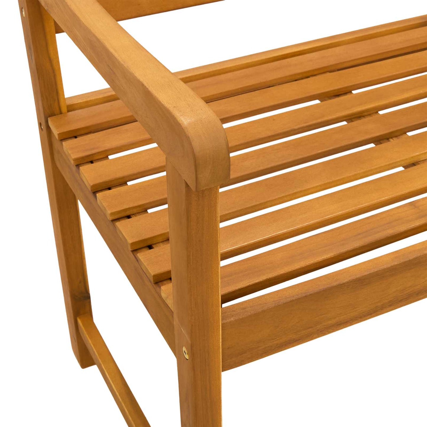 Outdoor Bench Natural 180 x 55.5 x 90 cm Solid Acacia Wood