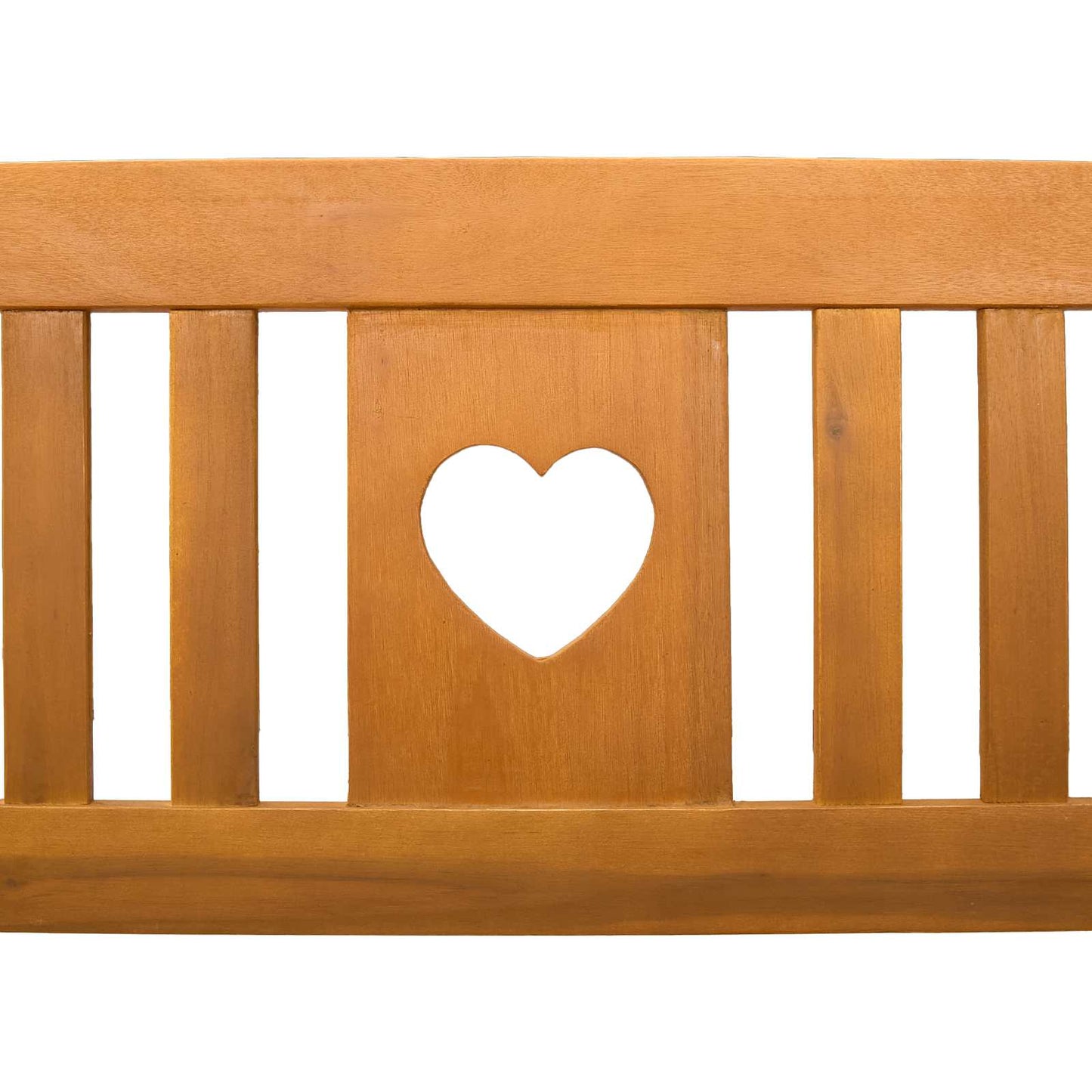 Garden Swing Bench Natural 110 x 56 x 58 cm Solid Acacia Wood