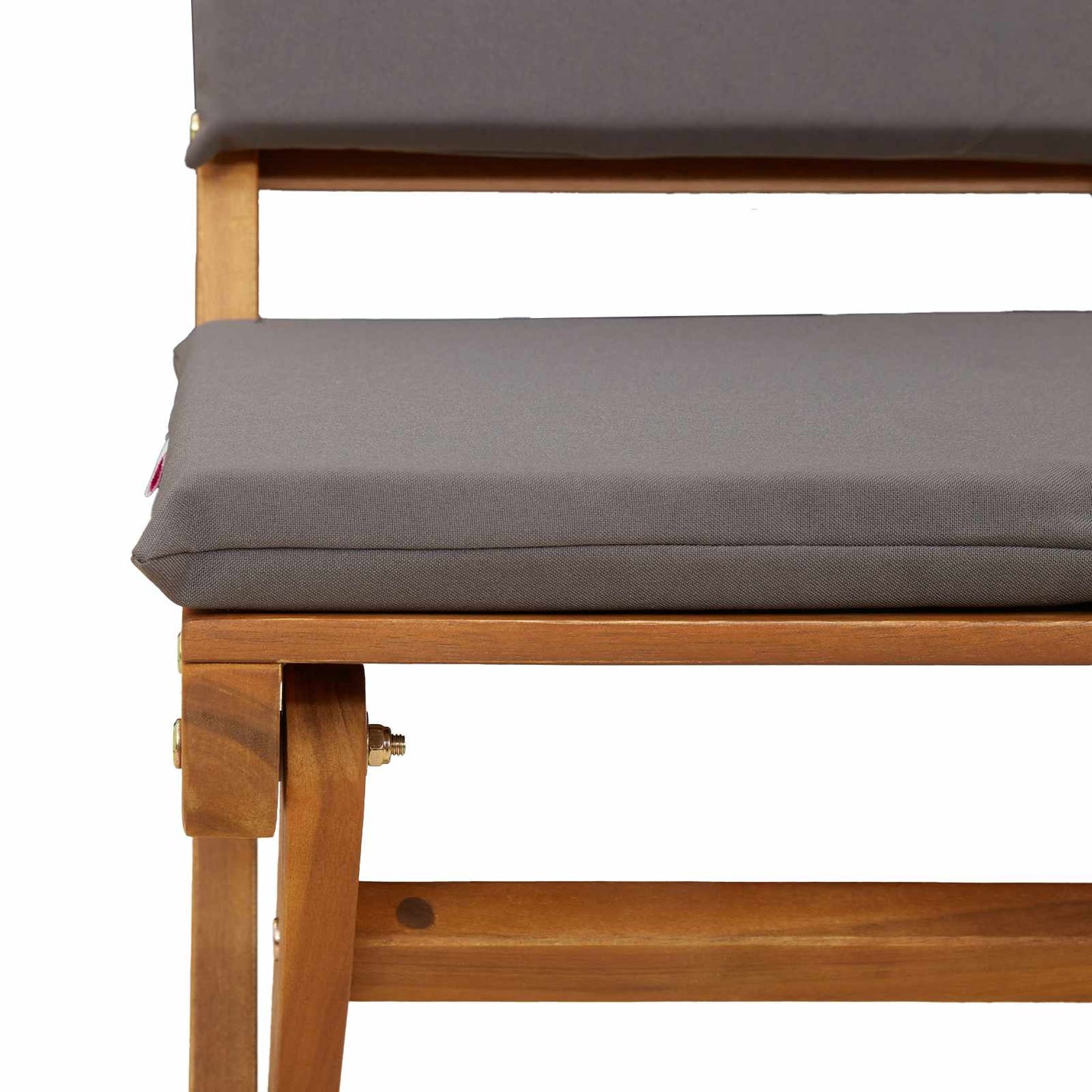 Garden Chair 4 pcs Dark Grey 38 x 46 x 85 cm Solid Acacia Wood