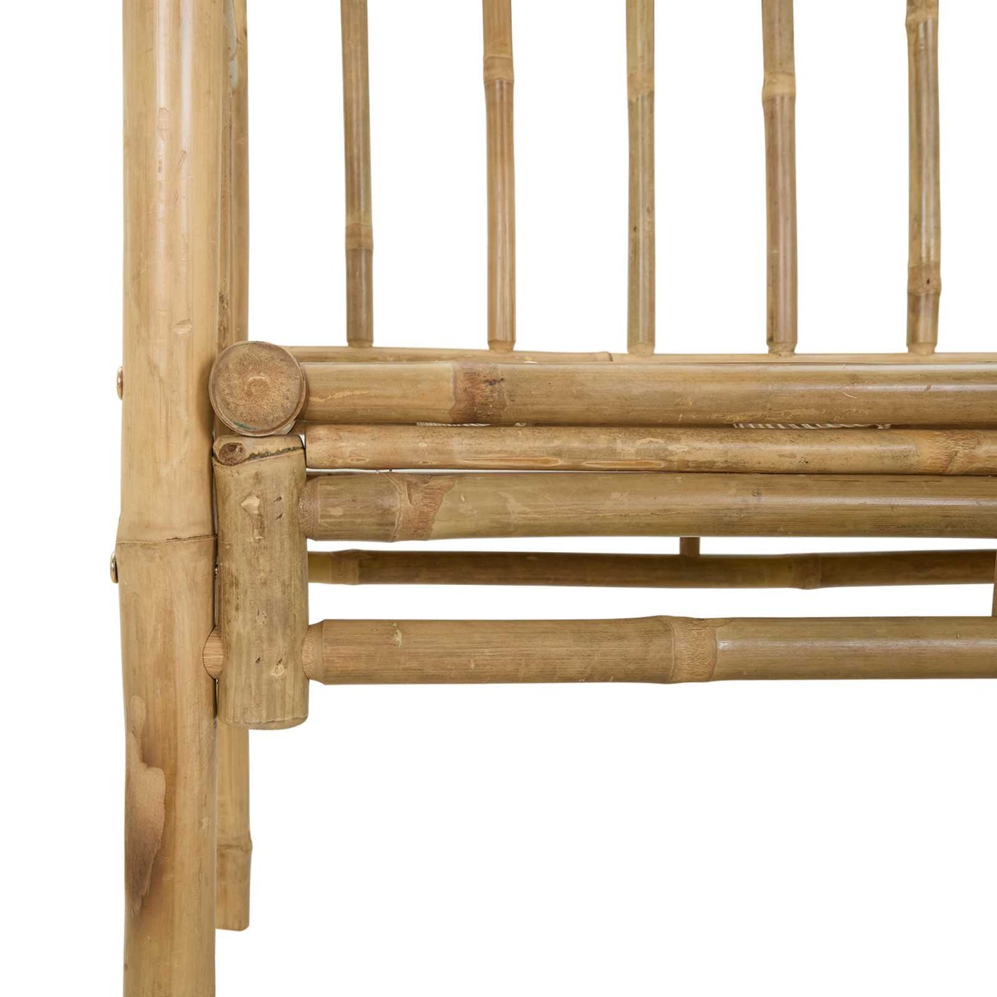 Garden Arch with Bench 115 x 50 x 205 cm Bamboo