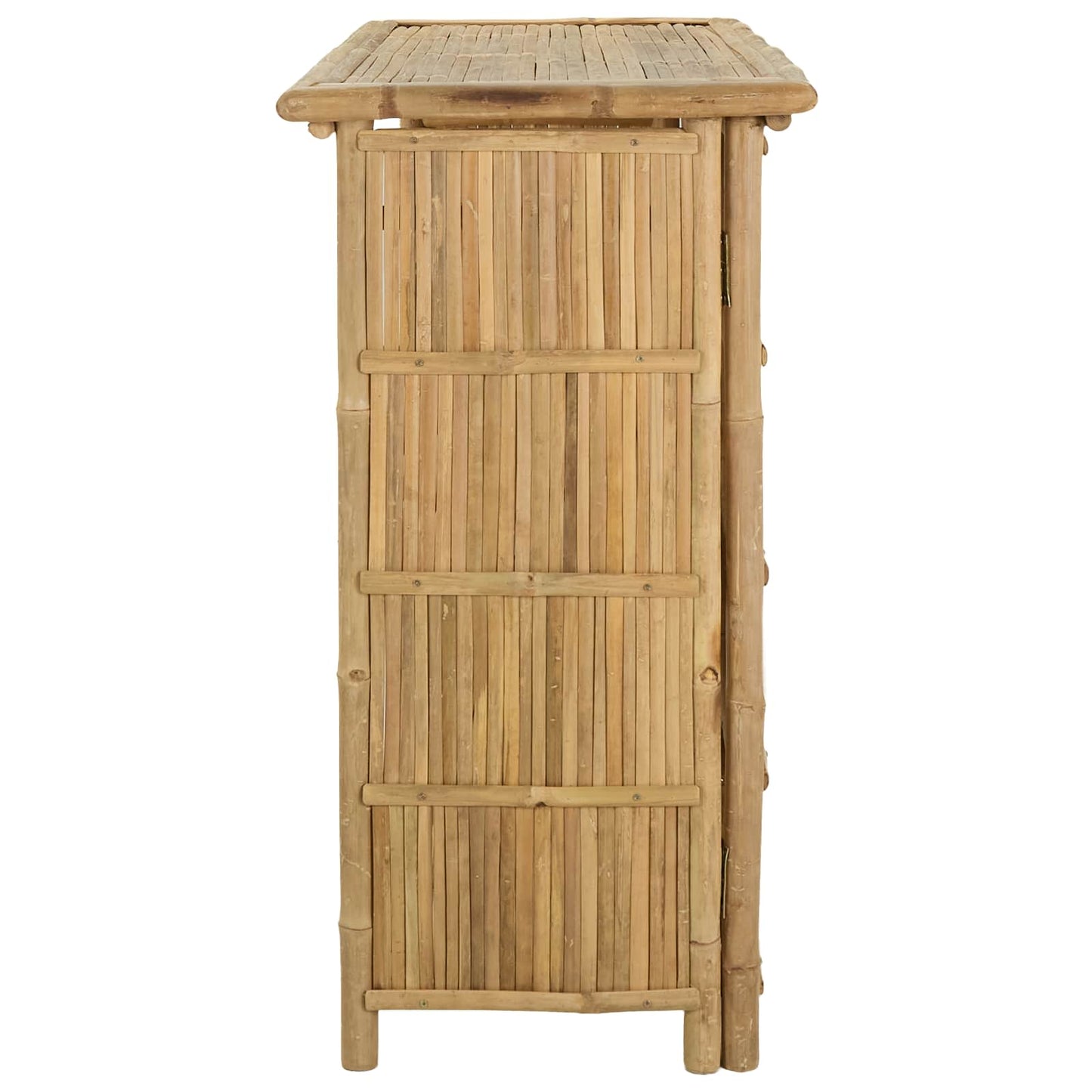 Outdoor Bar Table Natural 115 x 55 x 105 cm Bamboo