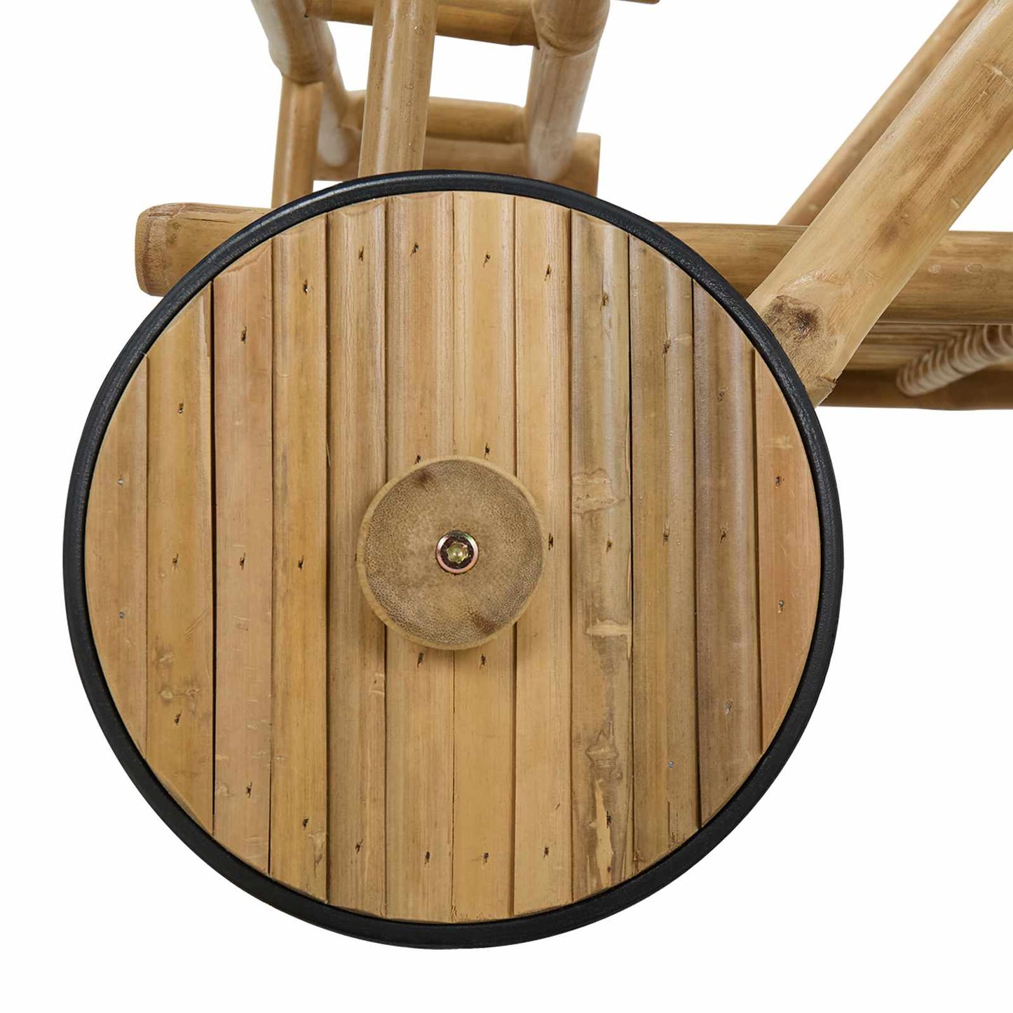 Tea Trolley with wheels Natural 79 x 67.5 x 84 cm Bamboo