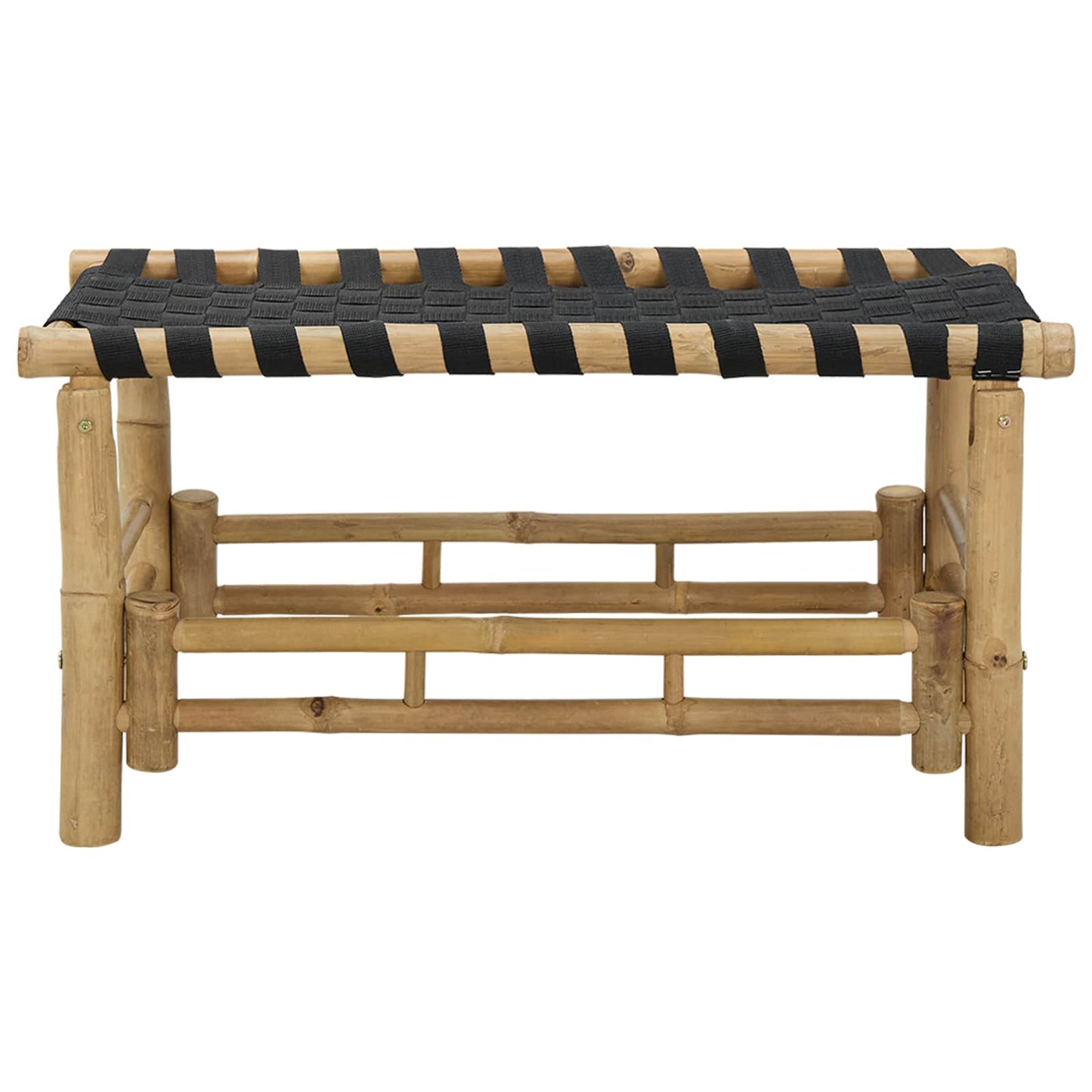 Garden Bench 80 x 38 x 40 cm Bamboo Natural Rectangular
