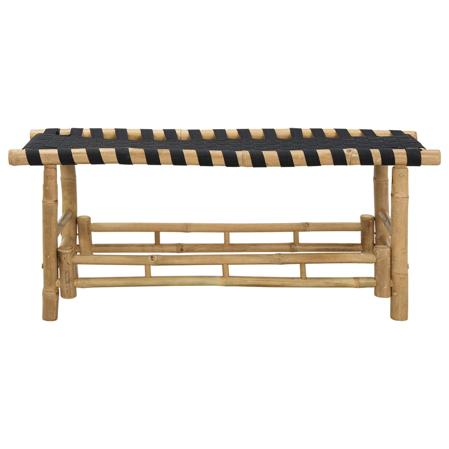 Garden Bench 110 x 38 x 40 cm Bamboo Natural Rectangular