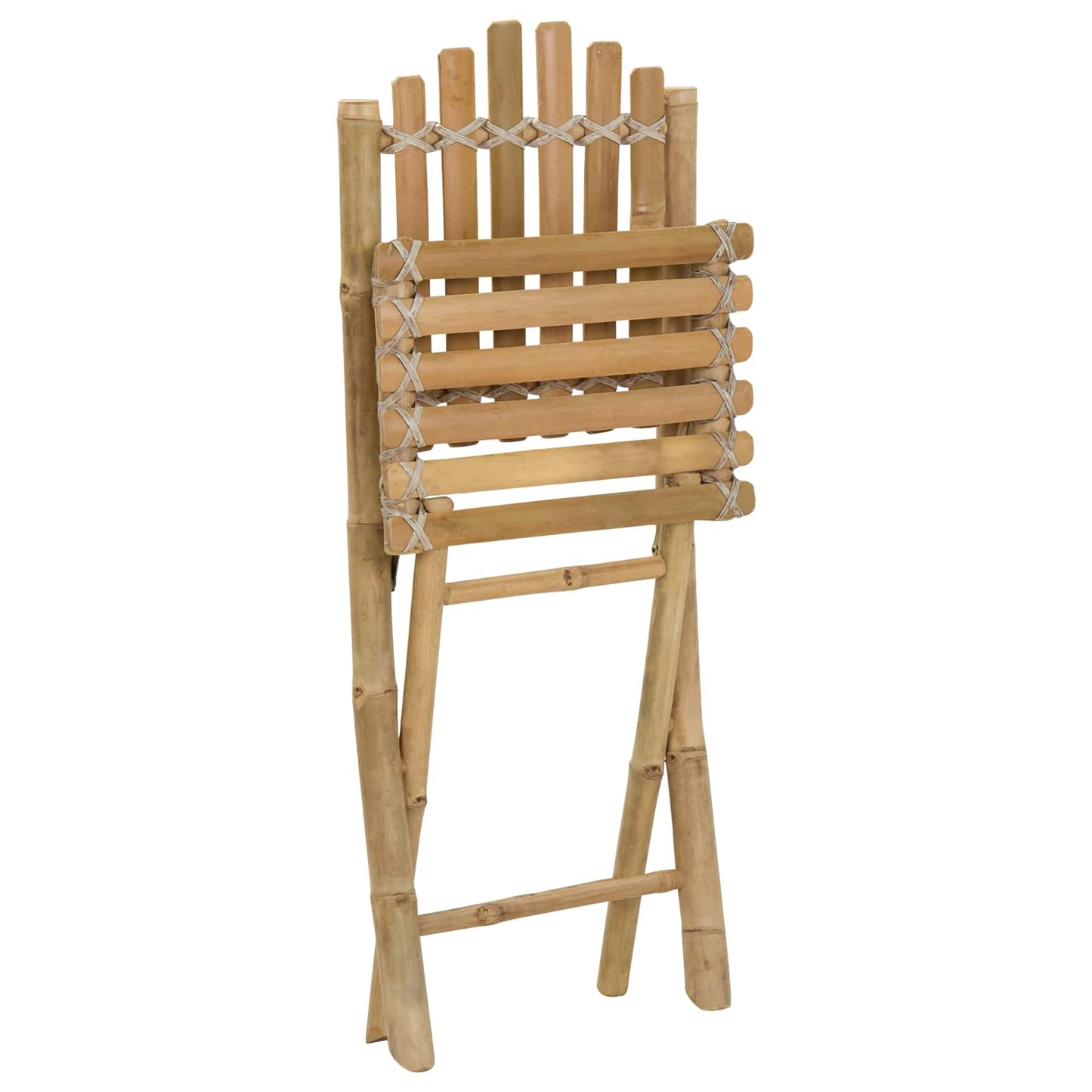 Garden Chair 4 pcs Natural Bamboo