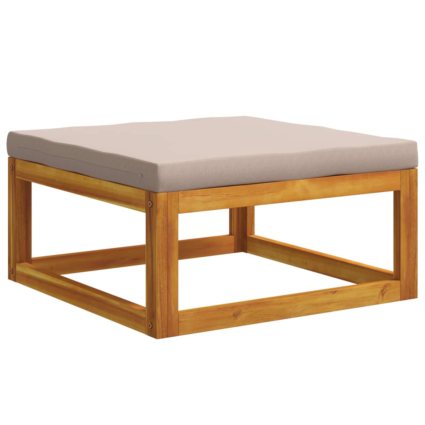Sofa Set 4 pcs Natural Solid Acacia Wood