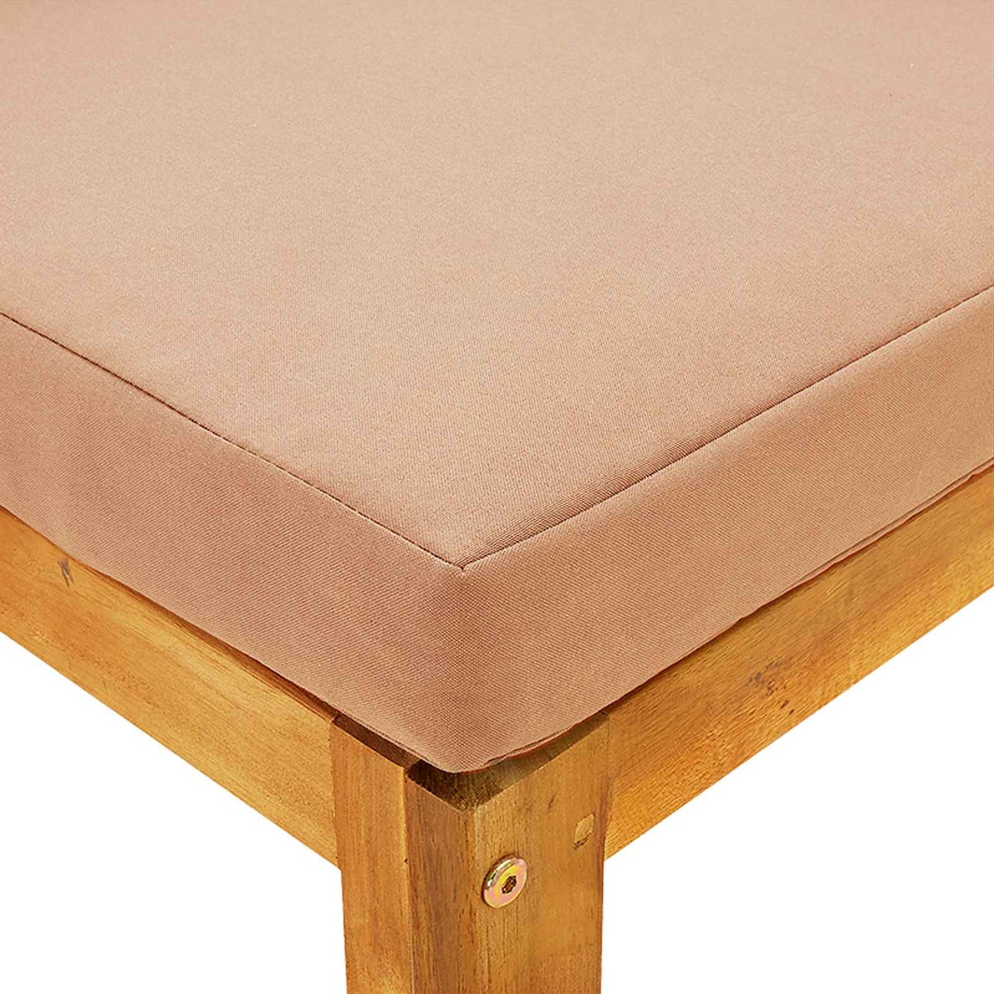 Sofa Set 3 pcs Natural Solid Acacia Wood
