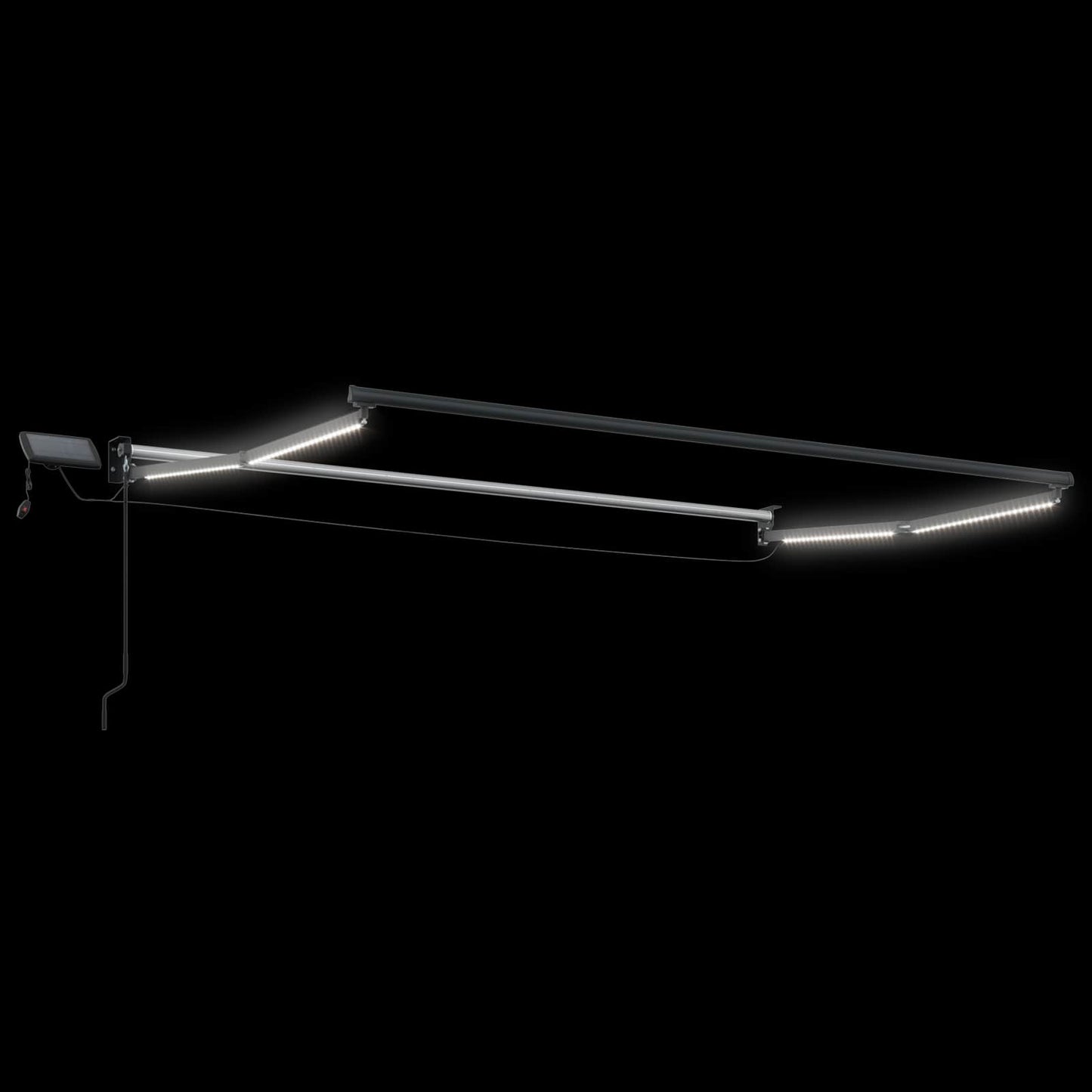 Electric Retractable Awning Frame Anthracite 3.5 x 2.5 m