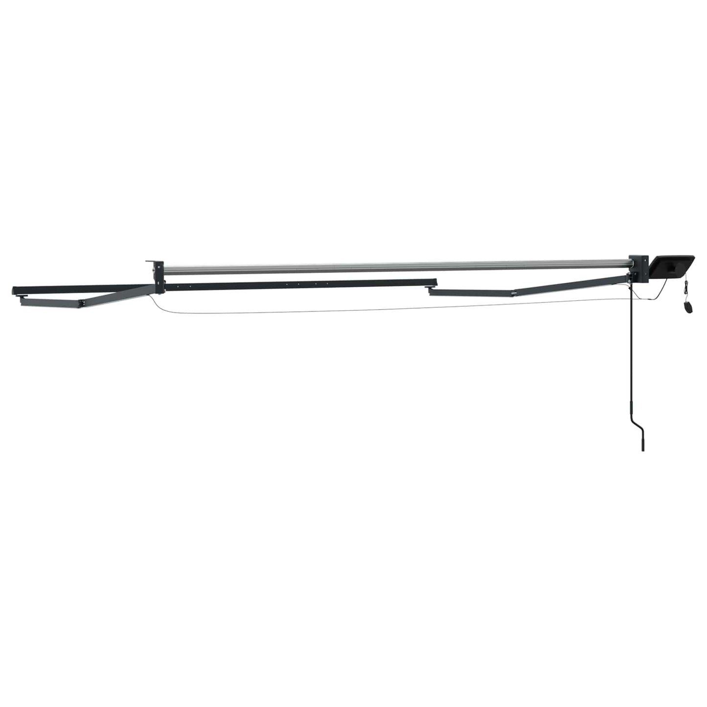 Electric Retractable Awning Frame Anthracite 3.5 x 2.5 m