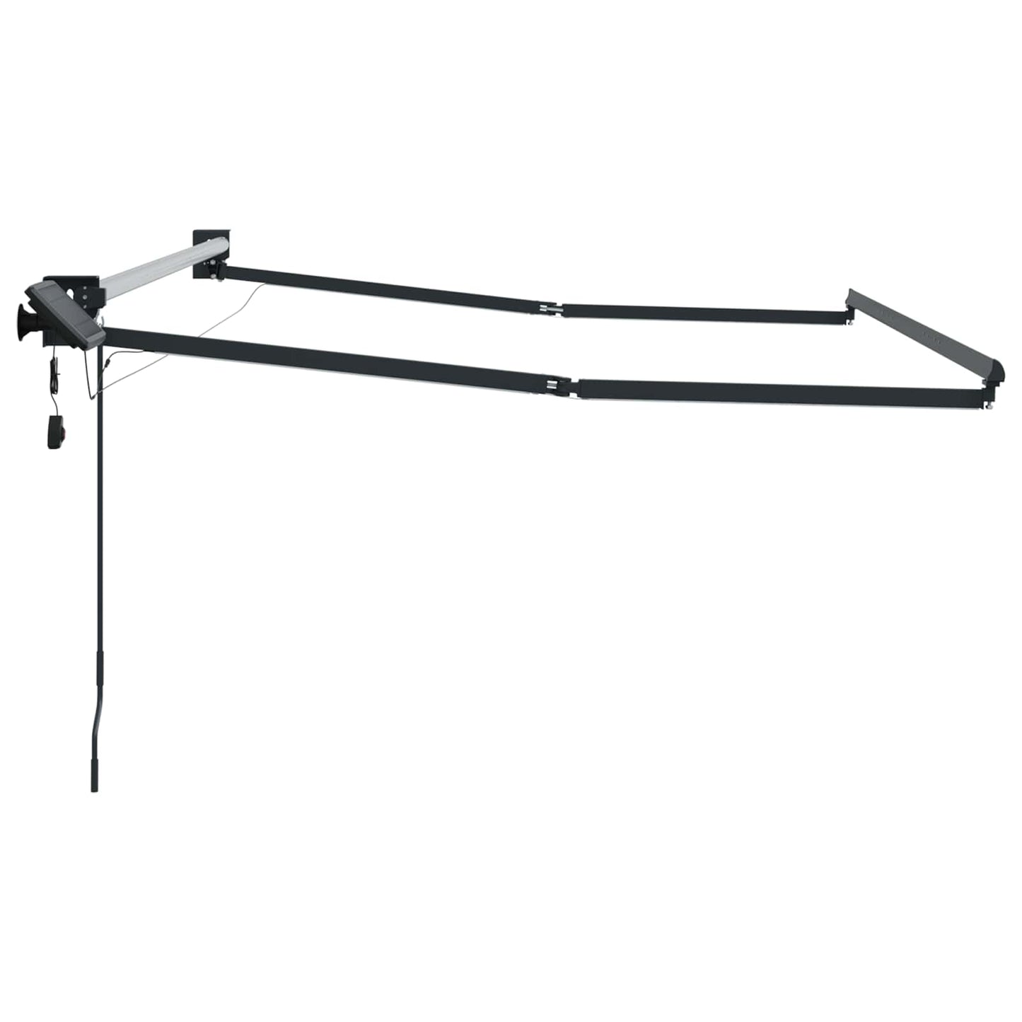Electric Retractable Awning Frame Anthracite 3.5 x 2.5 m