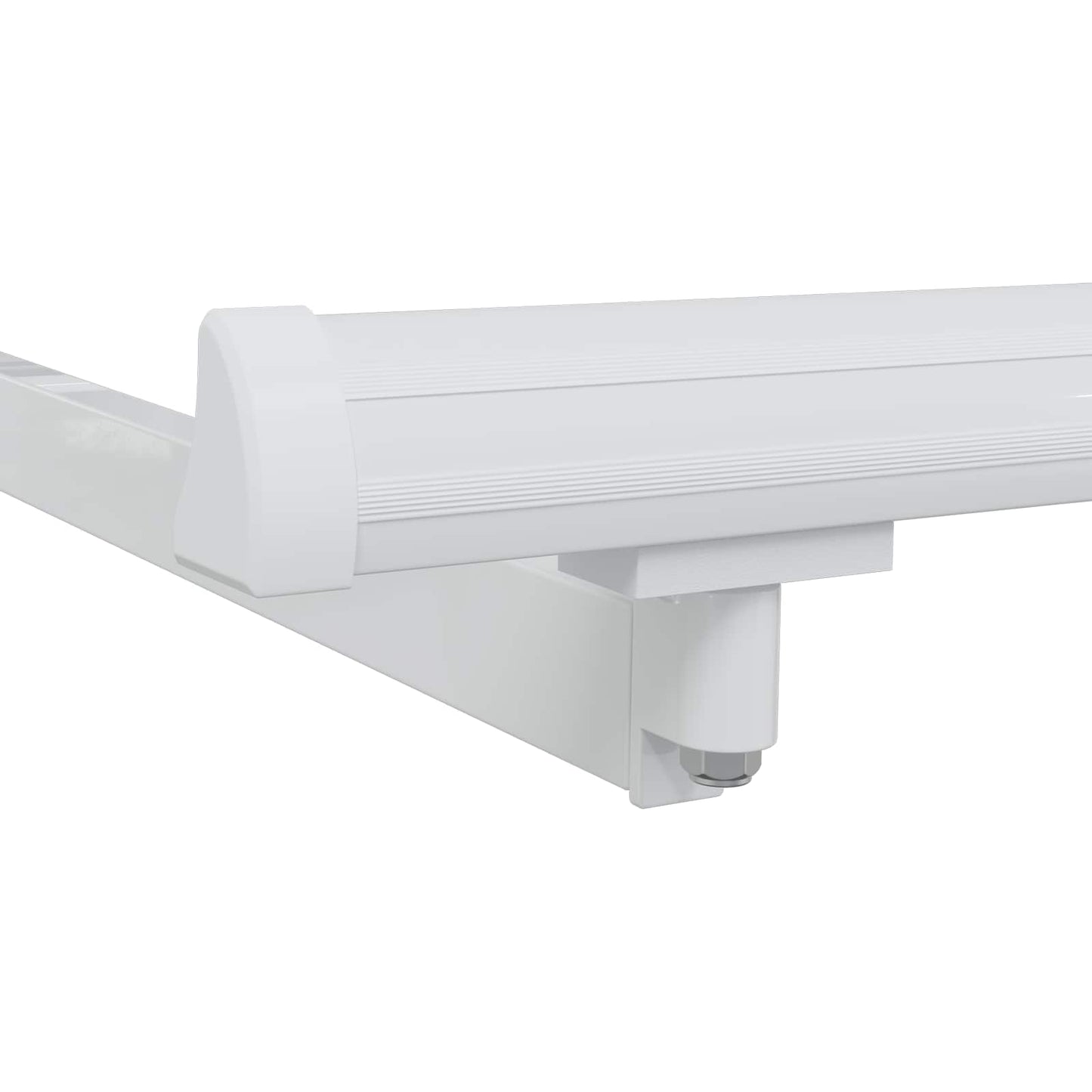 Manual Awning Frame Adjustable White 4.5 x 3.5 m Steel