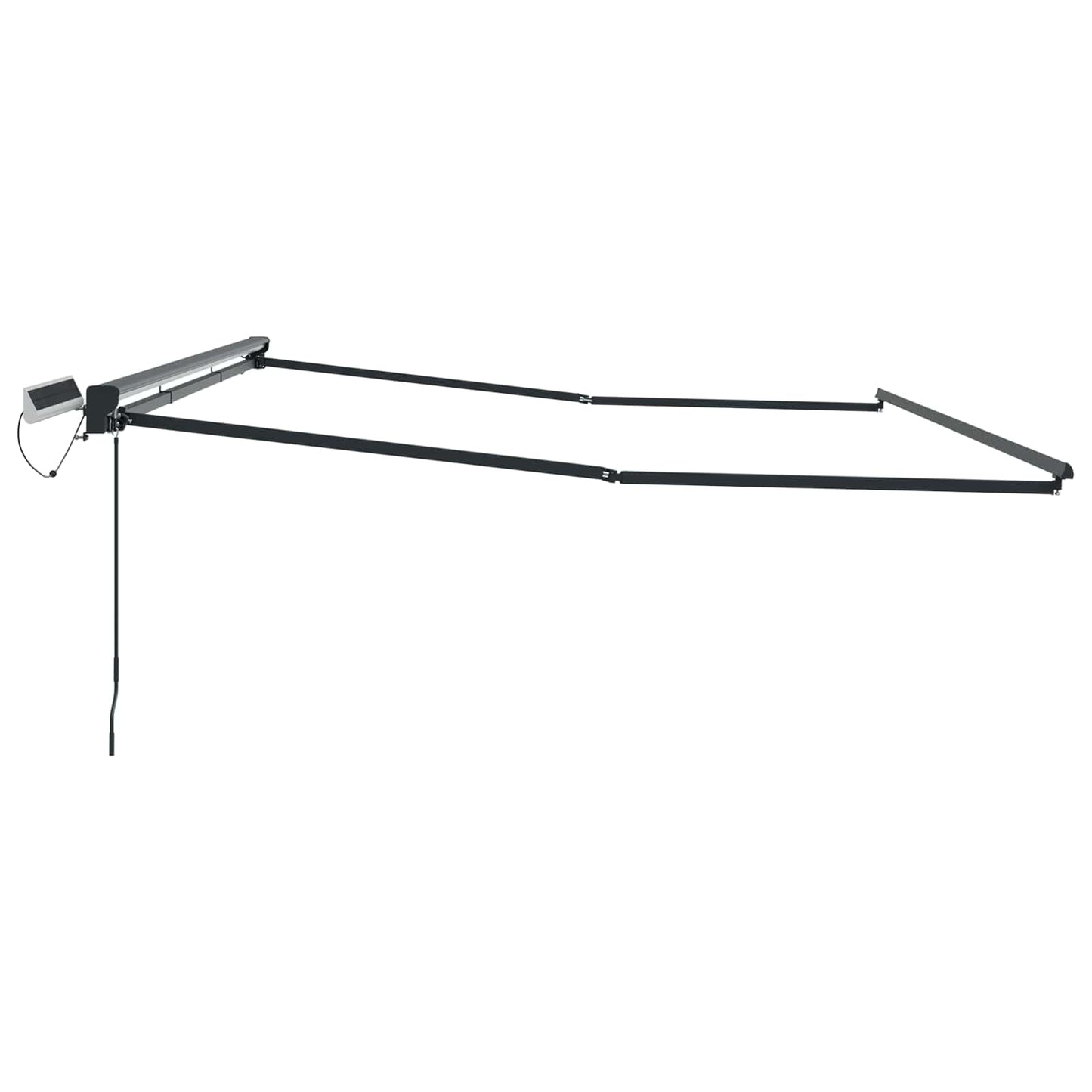 Electric Retractable Awning Frame Anthracite 4 x 2 m Steel
